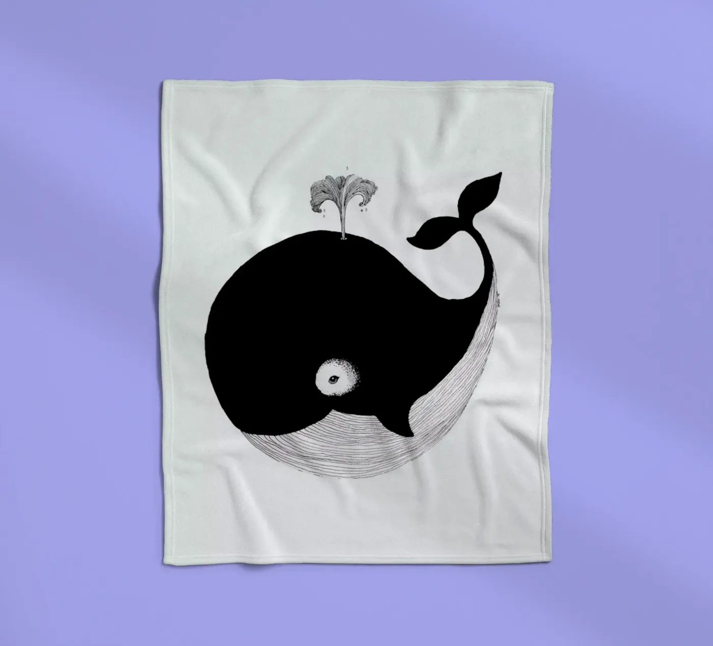 Whale fleecedeken van Tvinkla