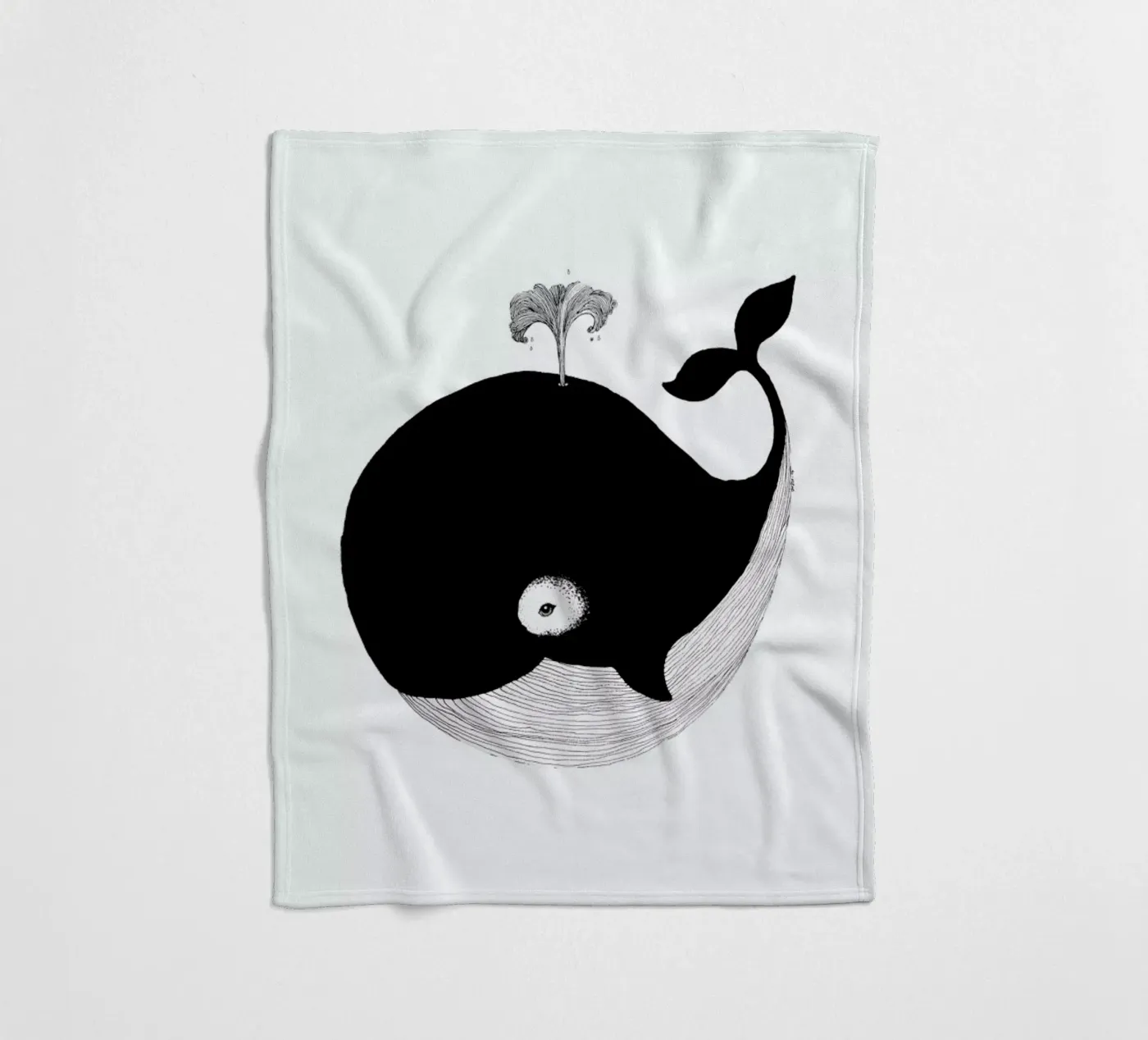 Whale fleecedeken van Tvinkla