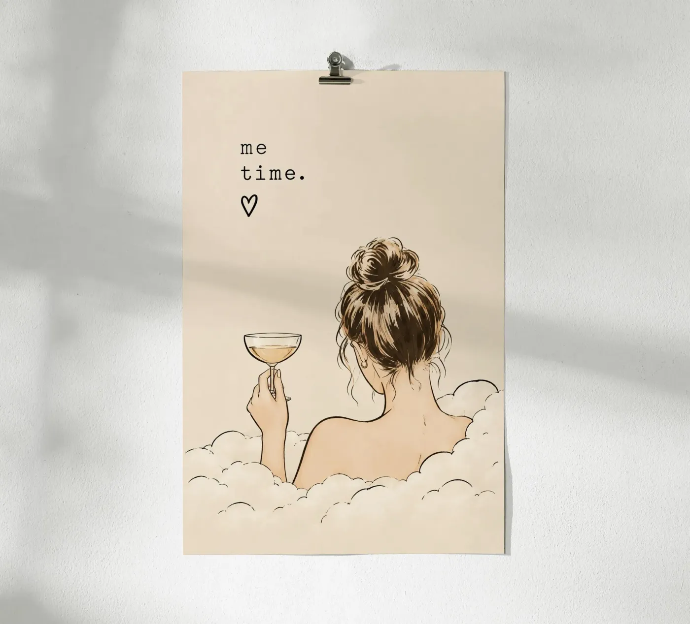 me time poster by Linsi
