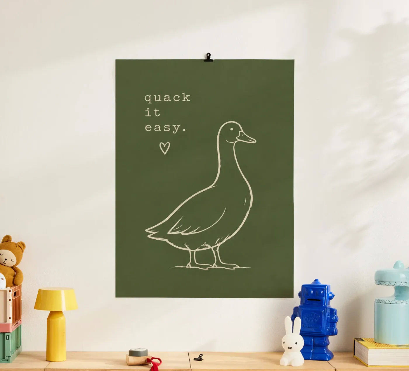 quack it poster by Linsi