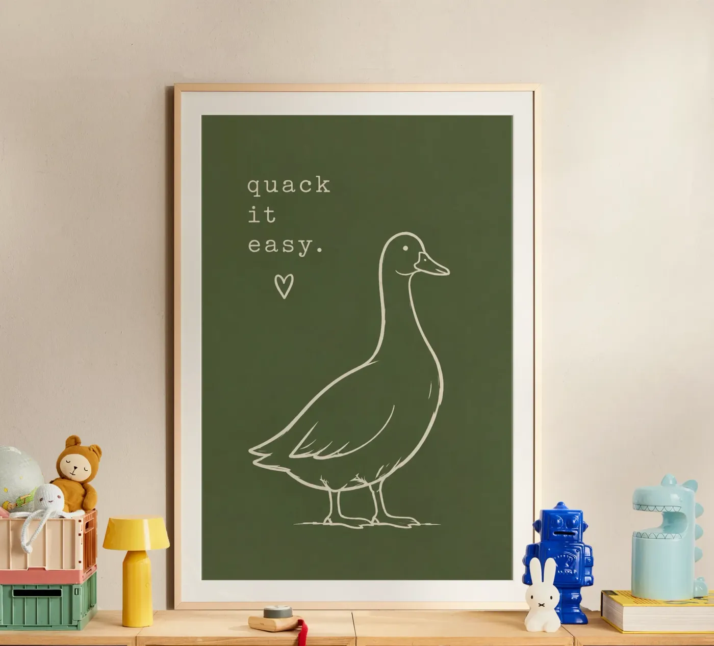 quack it poster by Linsi