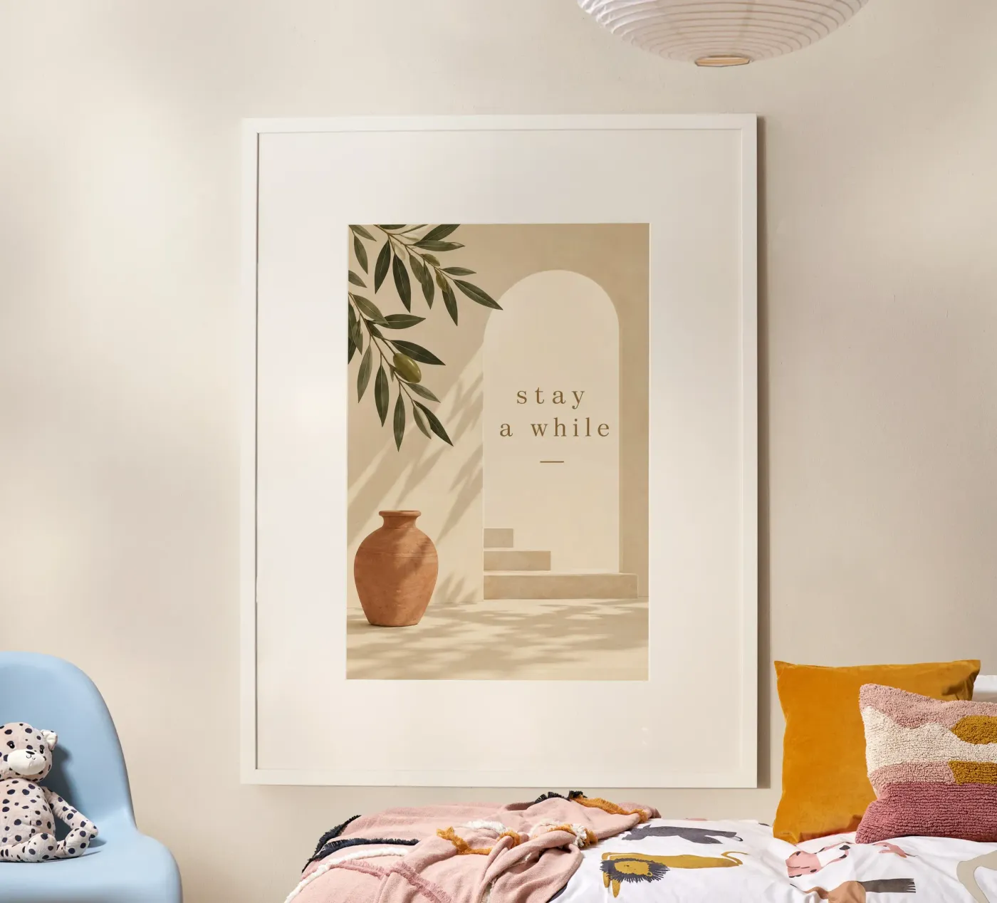 stay a while poster da Linsi
