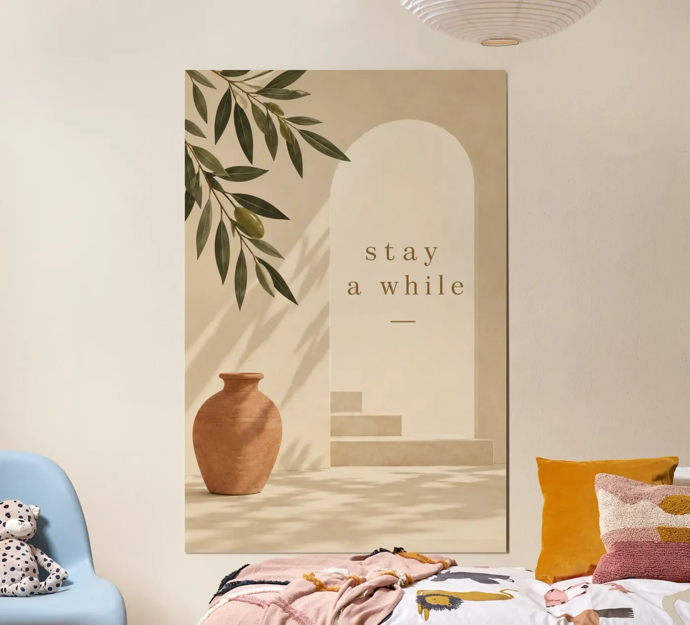 stay a while poster da Linsi