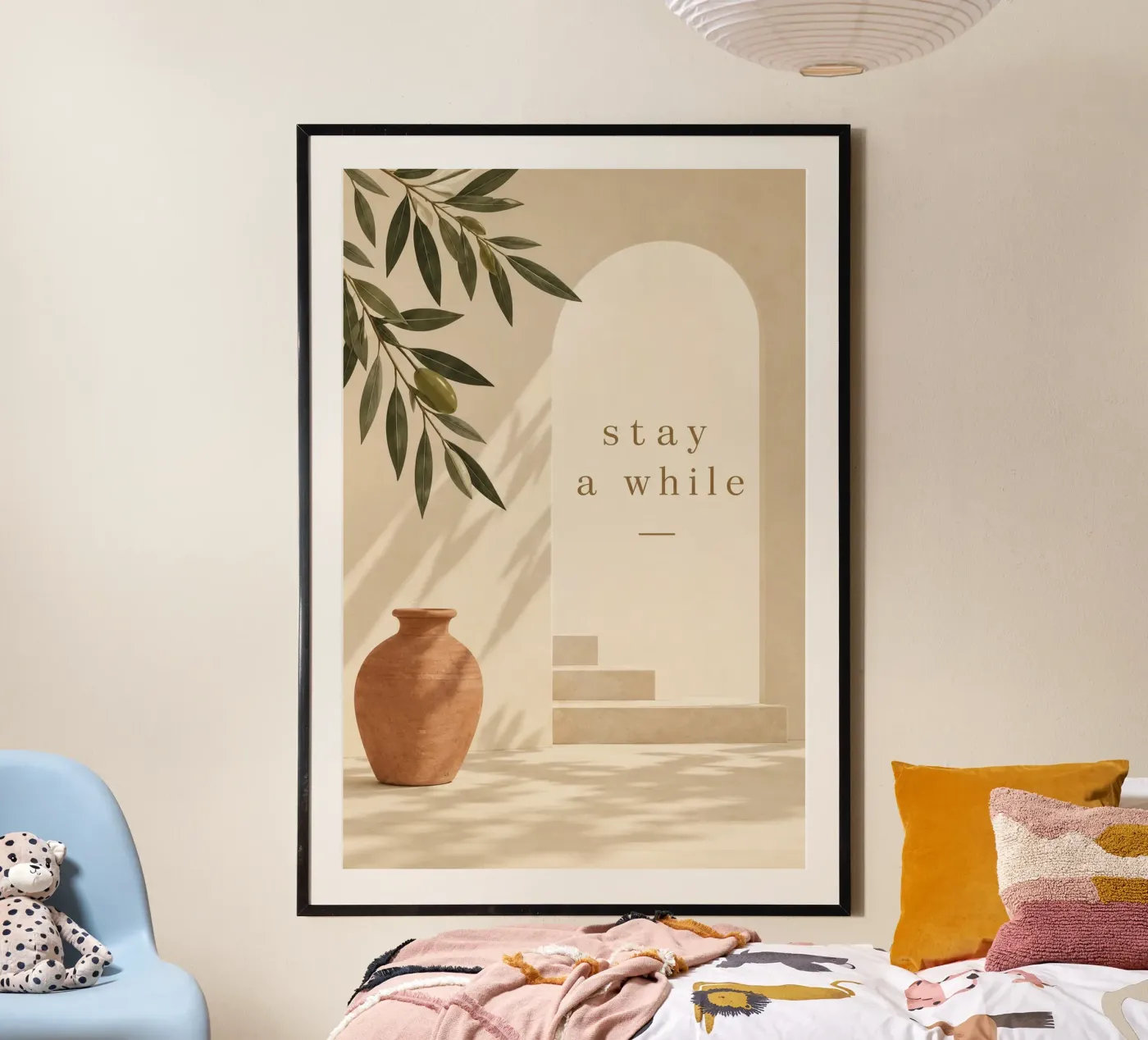 stay a while poster da Linsi