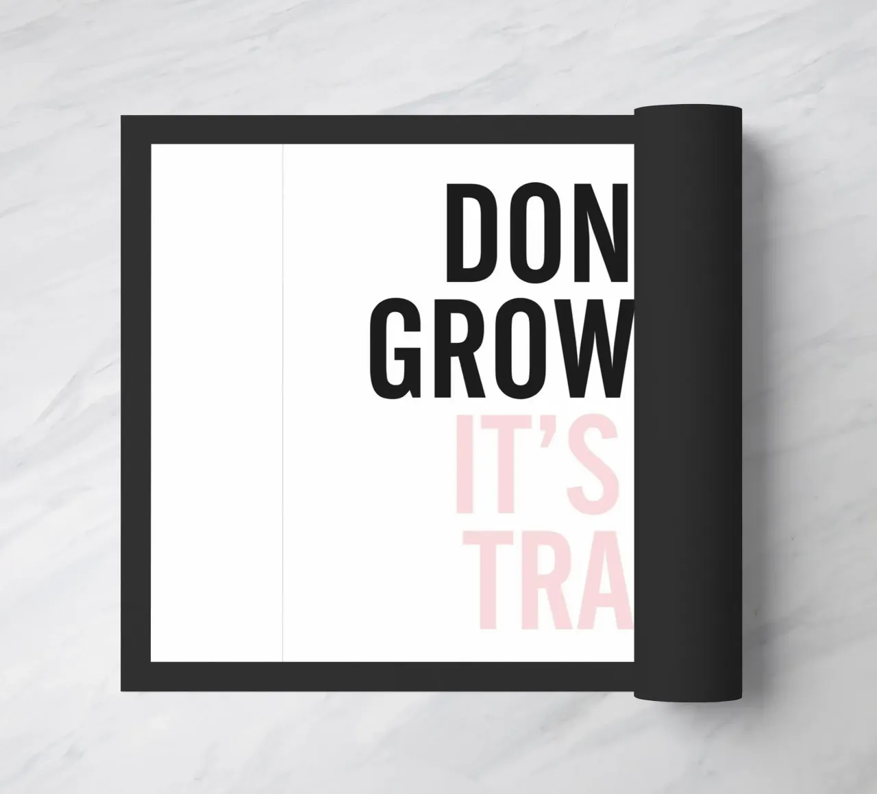 Don't Grow Up - Tipografia umoristica di design zerbino da Whole©