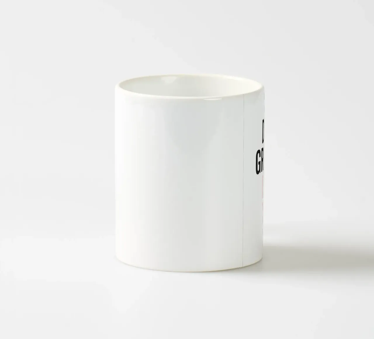Don't Grow Up - Tipografia umoristica di design tazza in ceramica da Whole©