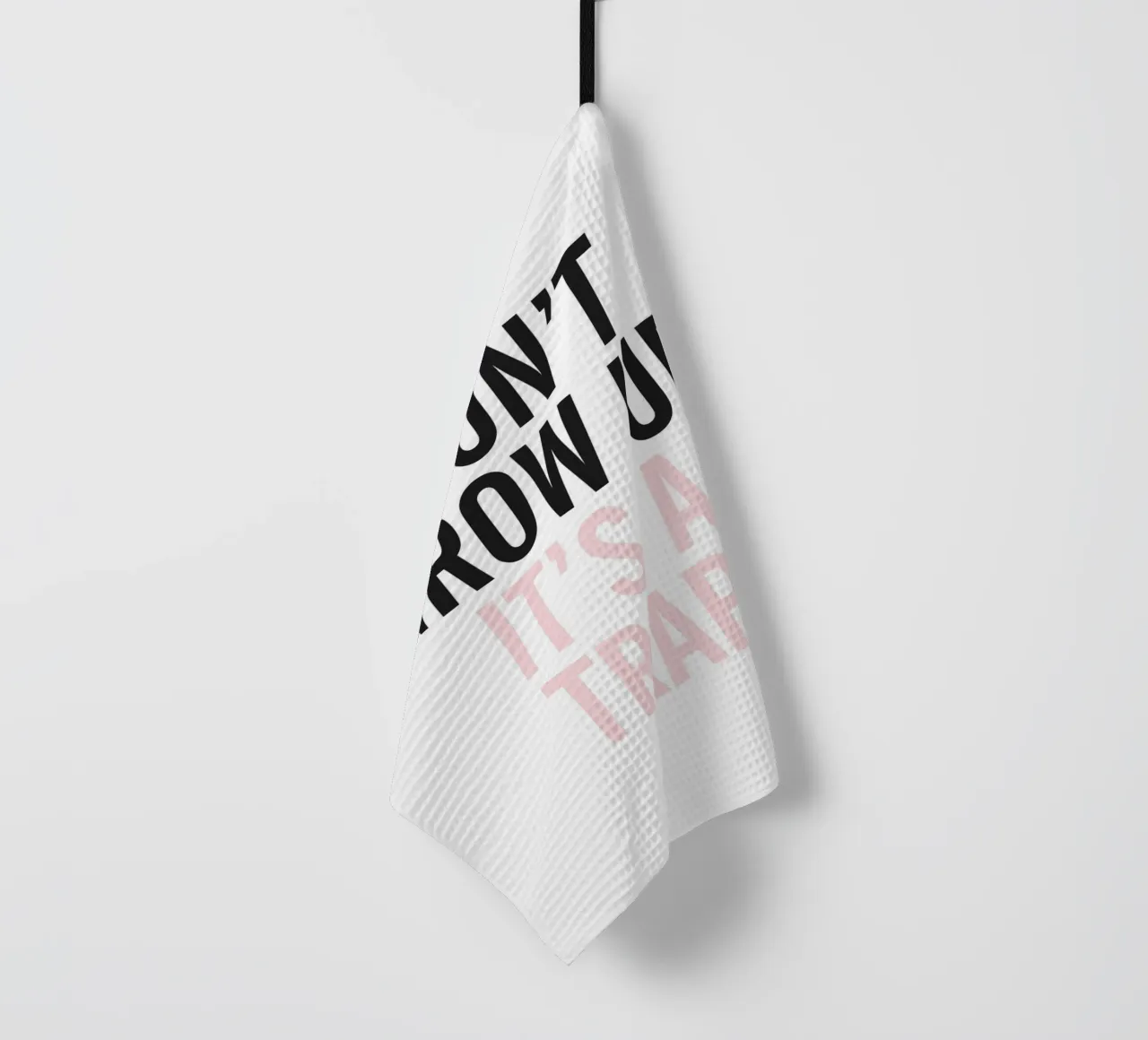 Don't Grow Up - Tipografia umoristica di design canovaccio da cucina da Whole©