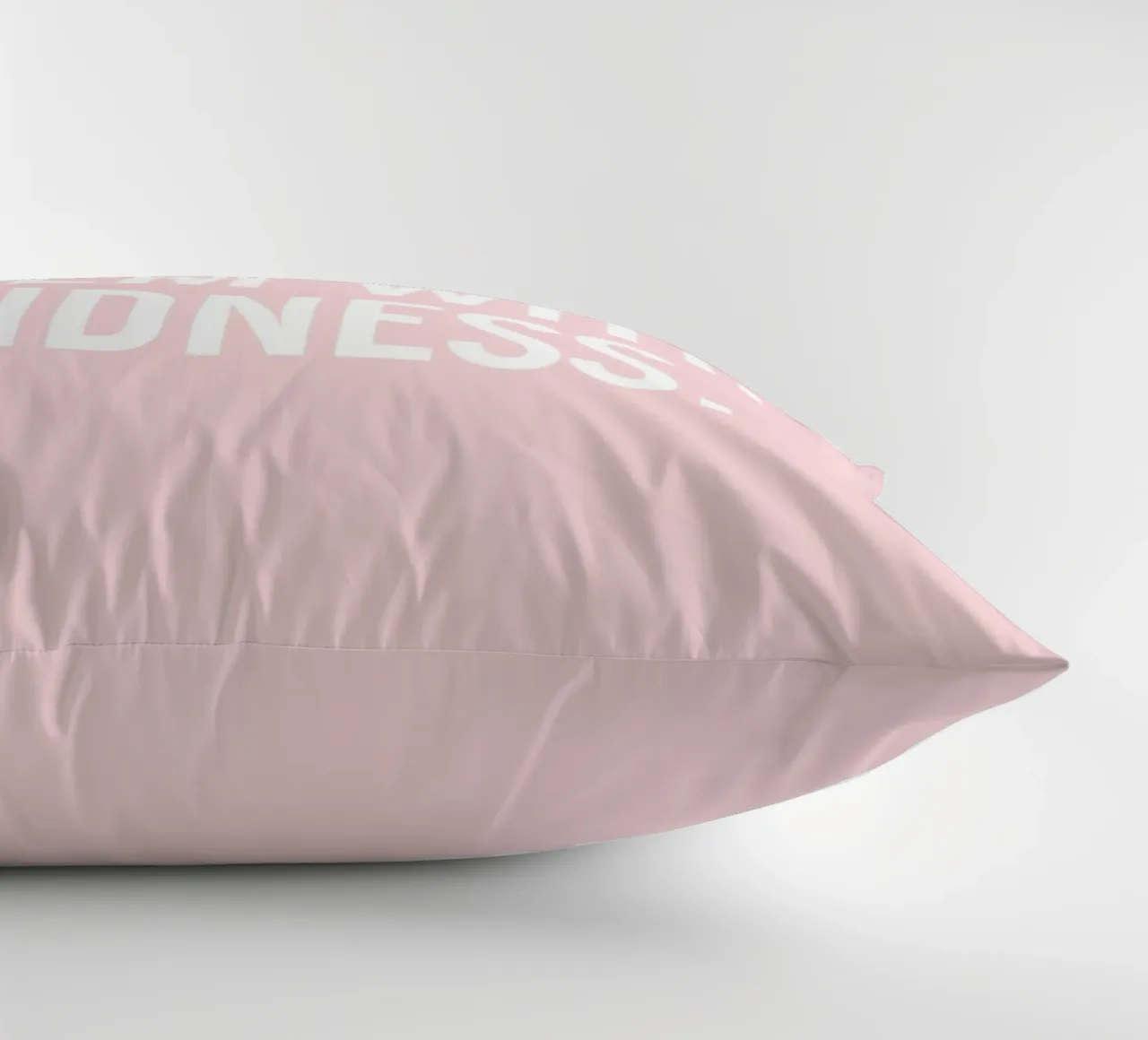Uccideteli con gentilezza - Rosa Typografie-Design cuscino da Whole©