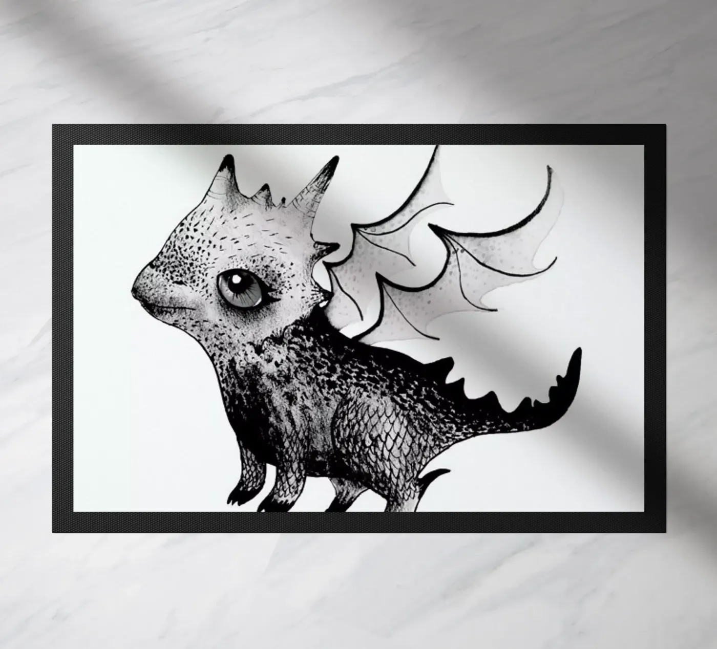 Dragon deurmat van Tvinkla