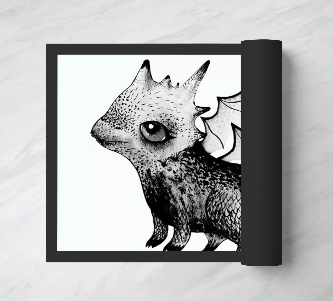 Dragon deurmat van Tvinkla