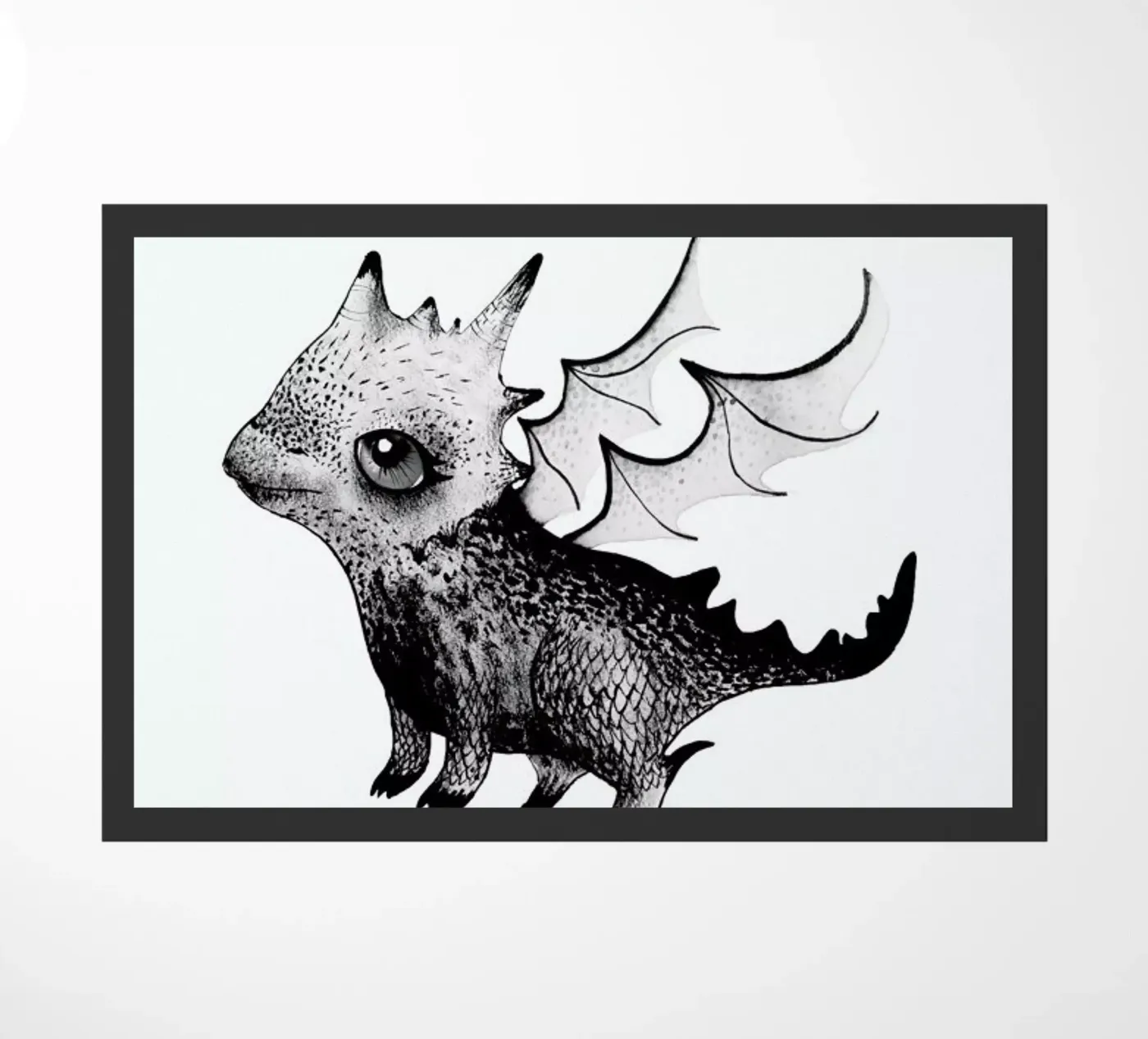 Dragon deurmat van Tvinkla