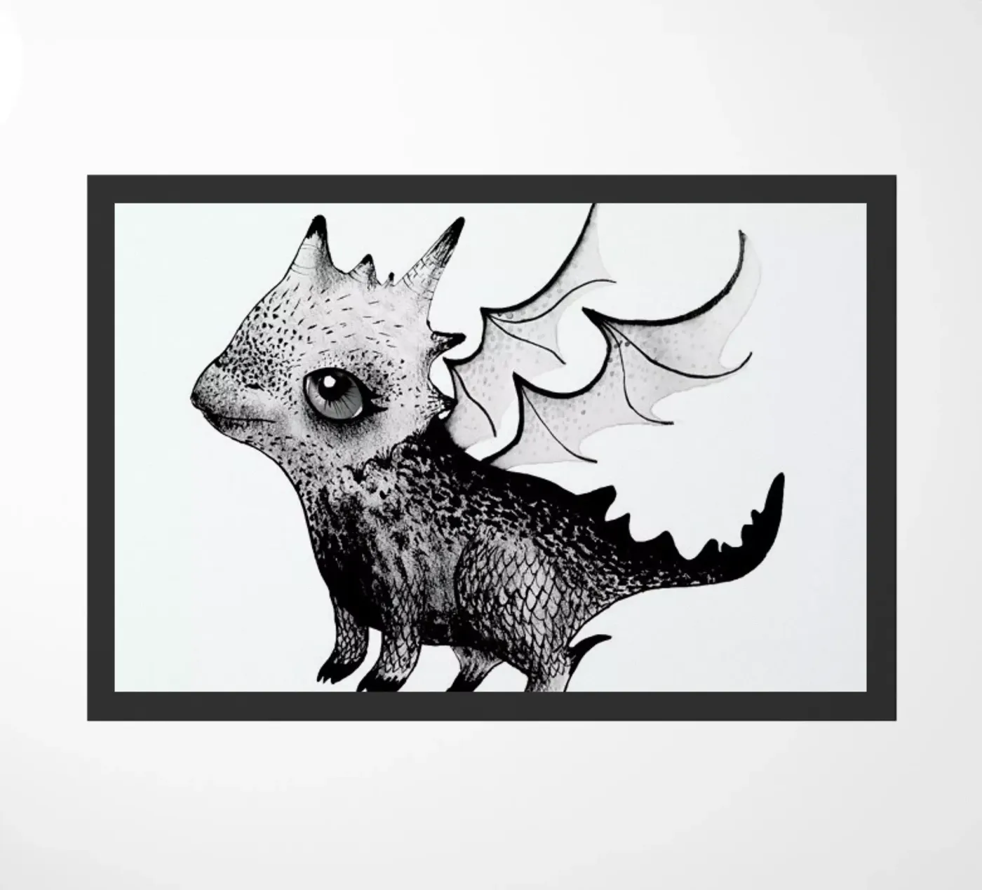 Dragon Fußmatte von Tvinkla