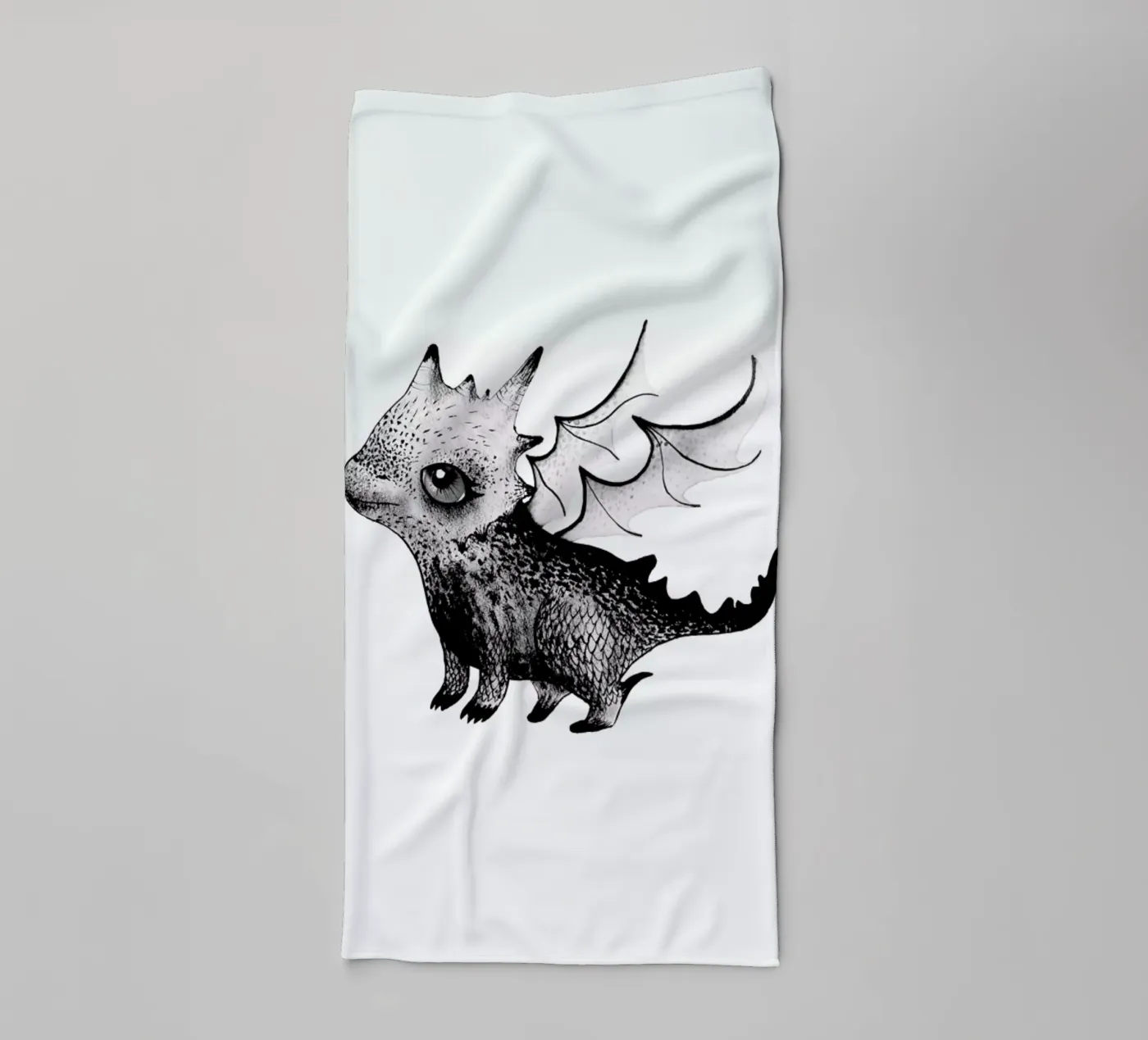 Dragon towel by Tvinkla