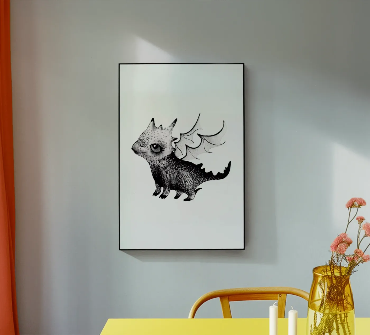 Dragon acryl van Tvinkla