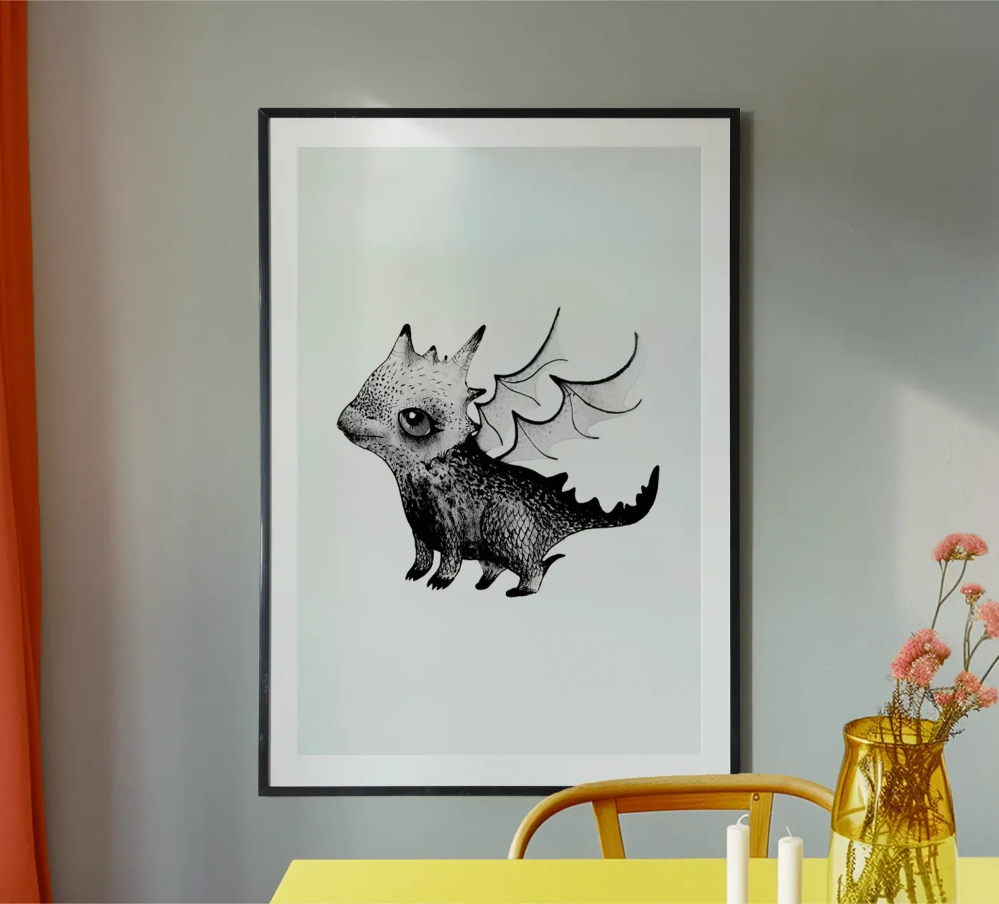 Dragon poster van Tvinkla