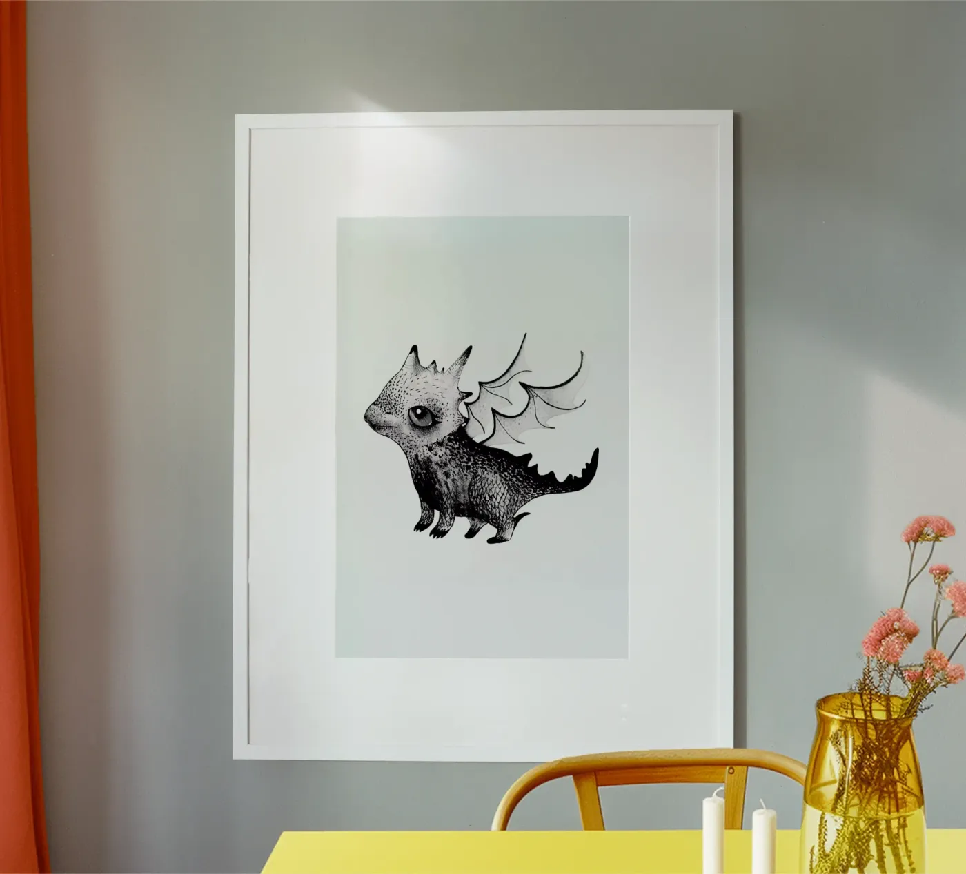 Dragon poster van Tvinkla