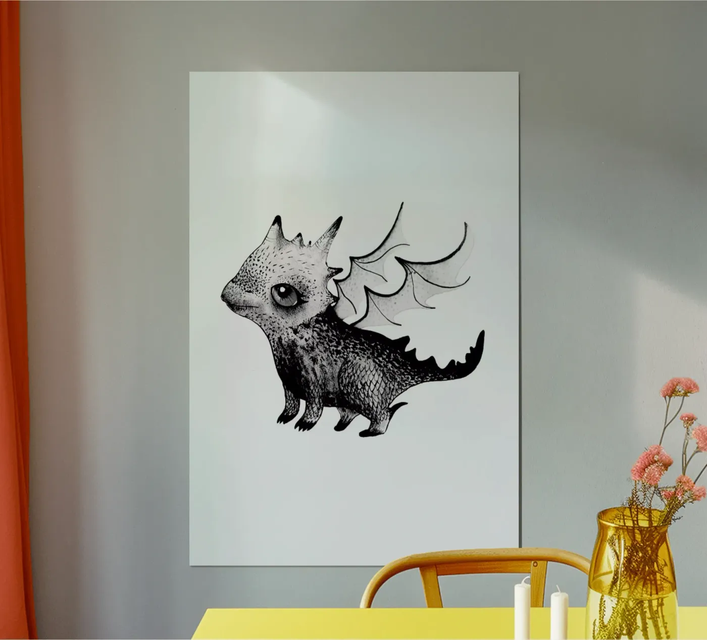 Dragon poster van Tvinkla