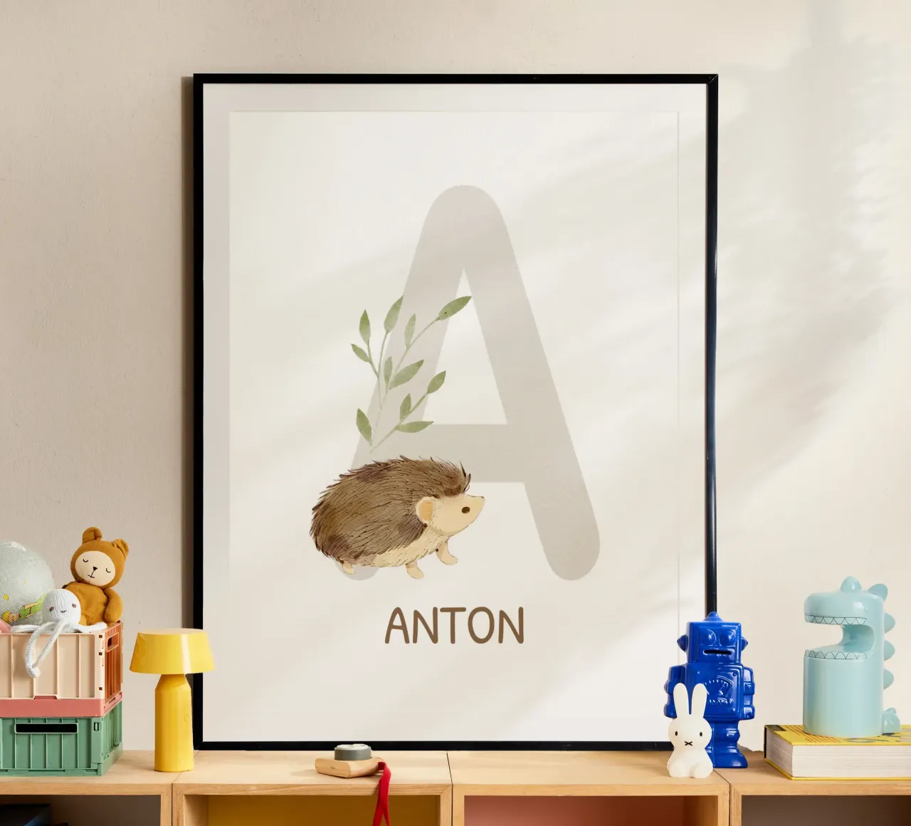 Zartes Alphabet mit Tieren carta hahnemühle da Ohkimiko
