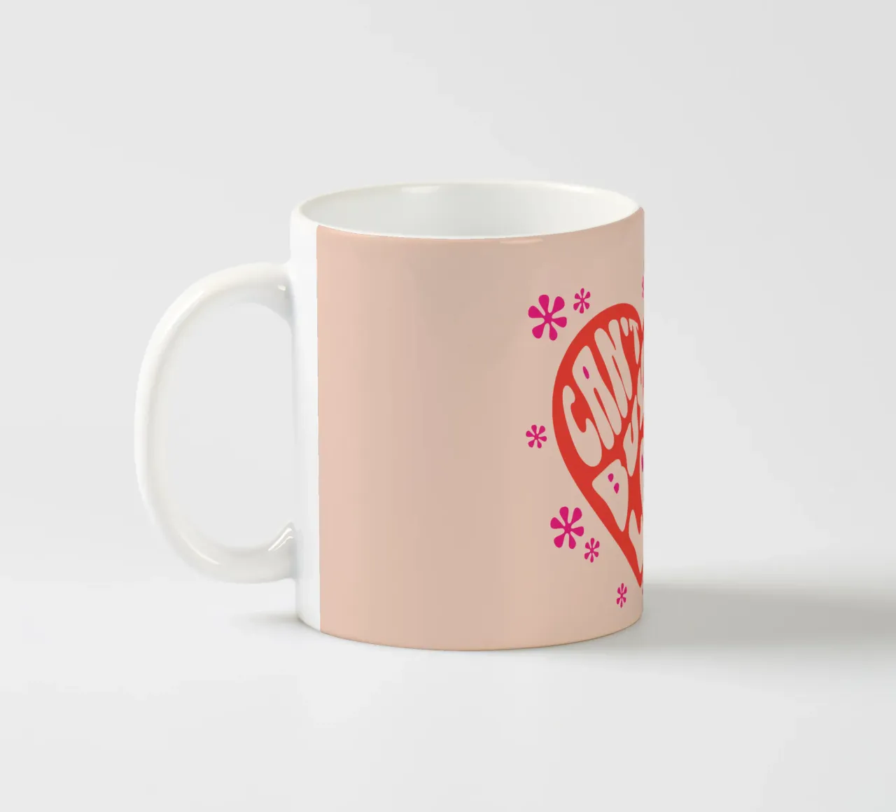 L'amore non si compra tazza in ceramica da Gunawan Rb