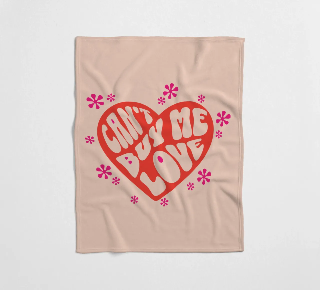 L'amore non si compra coperta in pile da Gunawan Rb