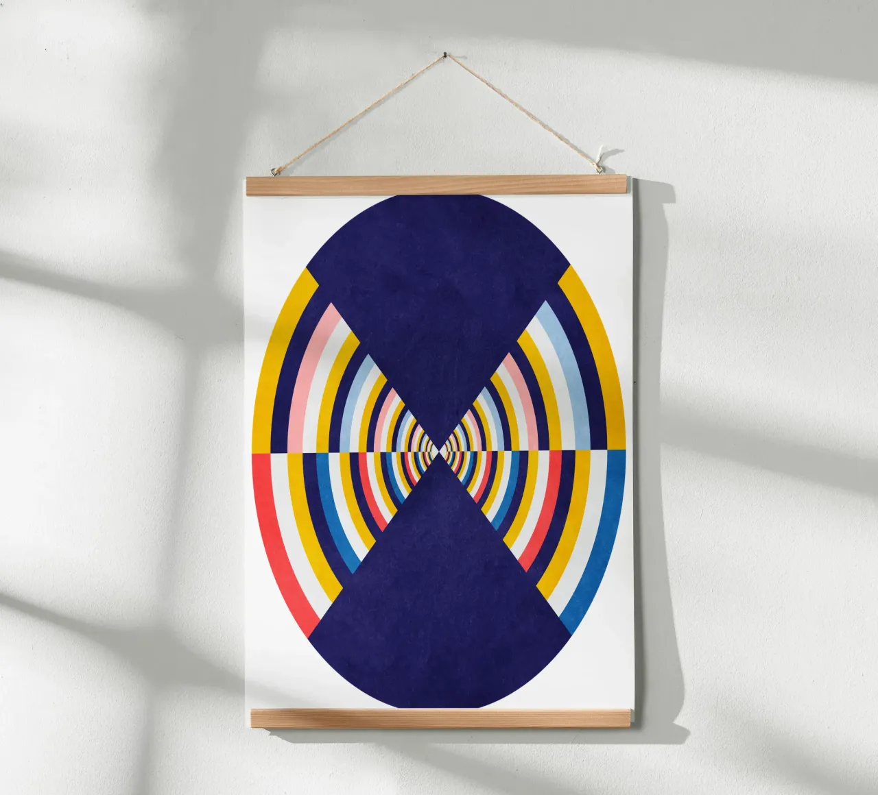 Pretty Far Poster mit Aluminium Rahmen von lovely lines
