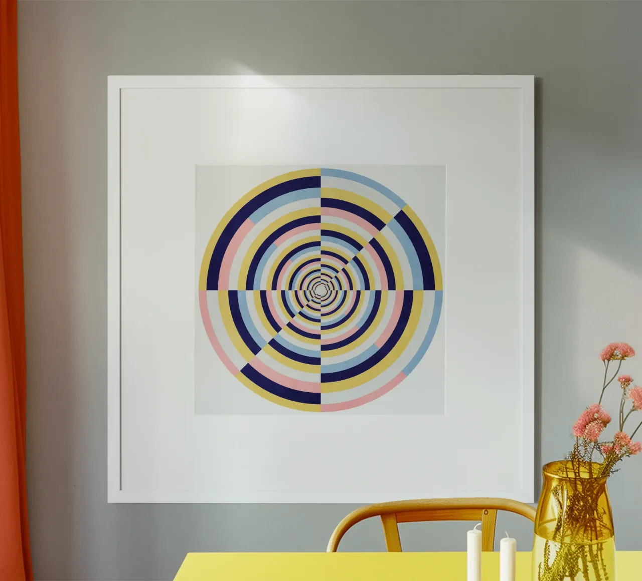 Venus Light Poster mit Kunststoffrahmen von lovely lines