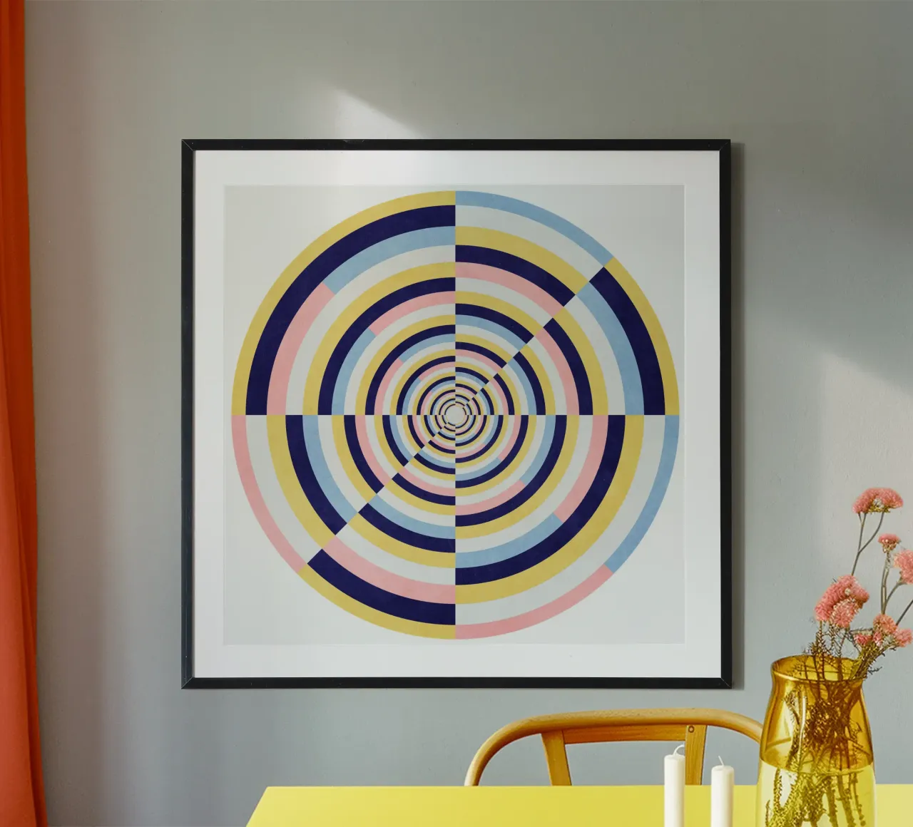 Venus Light Poster mit Kunststoffrahmen von lovely lines
