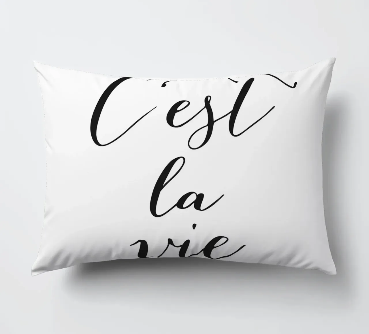 C'est la Vie - Elegante design tipografico cuscino da Whole©
