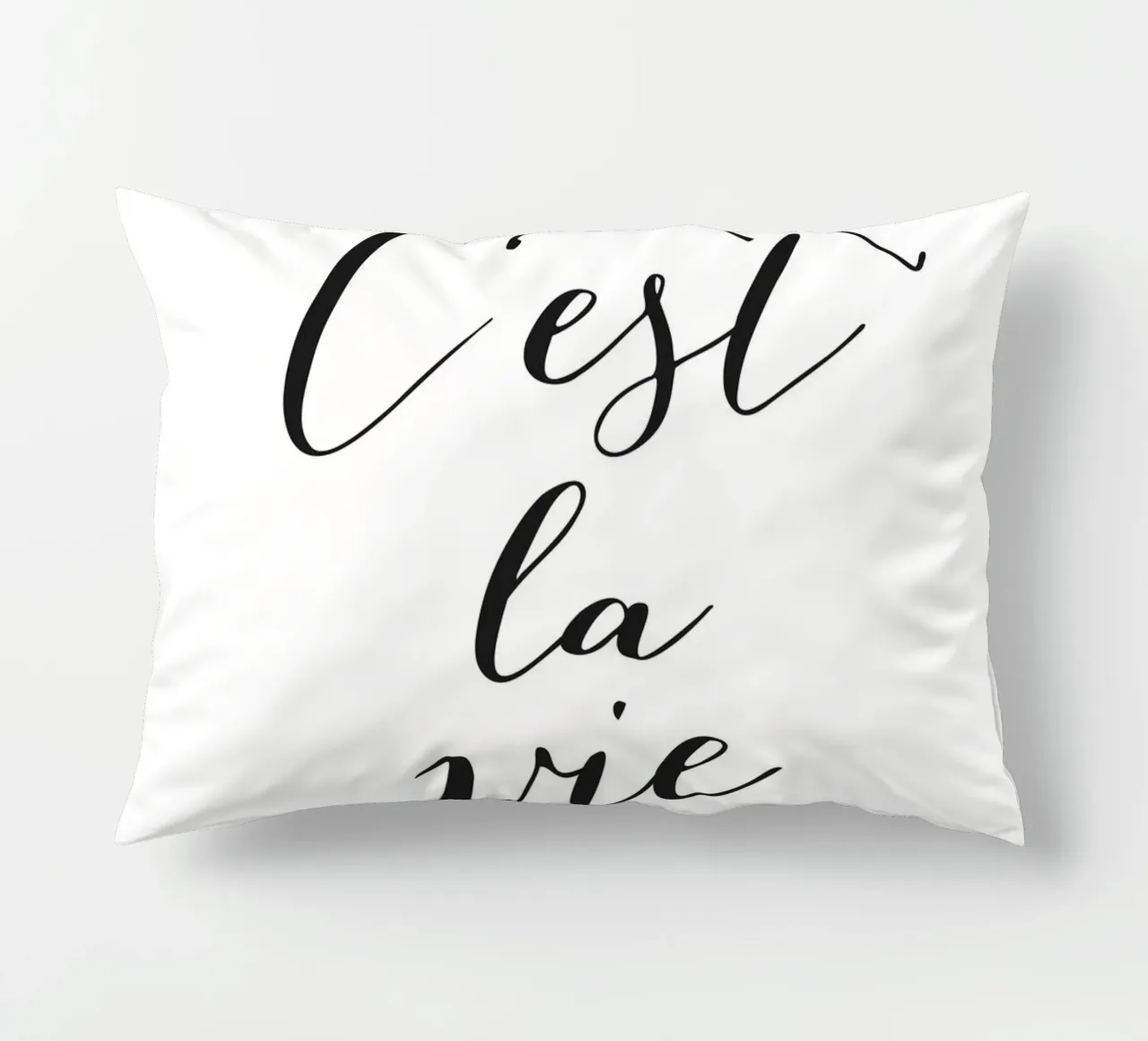 C'est la Vie - Elegante design tipografico cuscino da Whole©