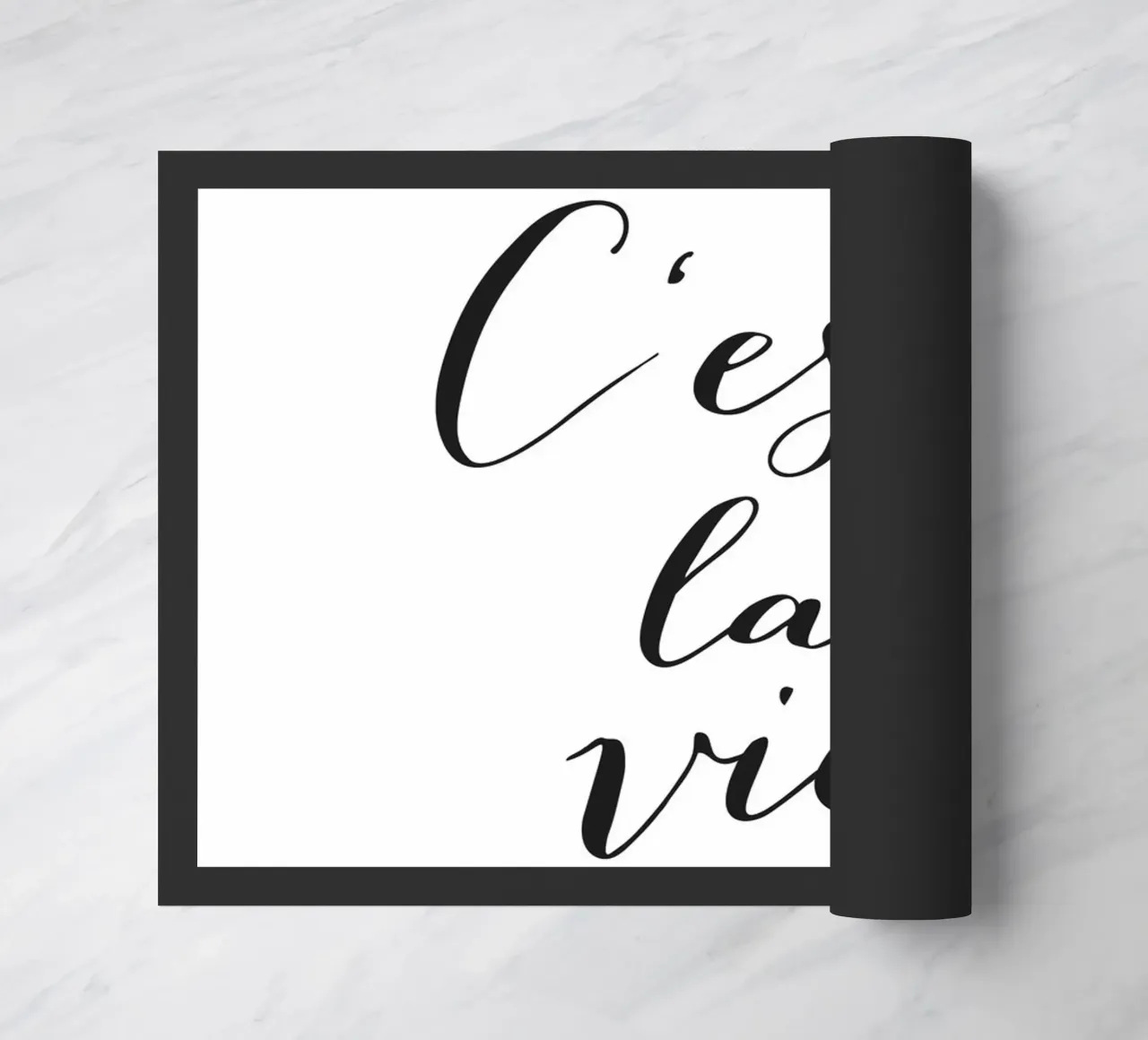 C'est la Vie - Elegante design tipografico zerbino da Whole©