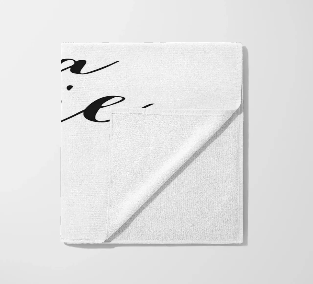 C'est la Vie - Elegante design tipografico telo mare da Whole©