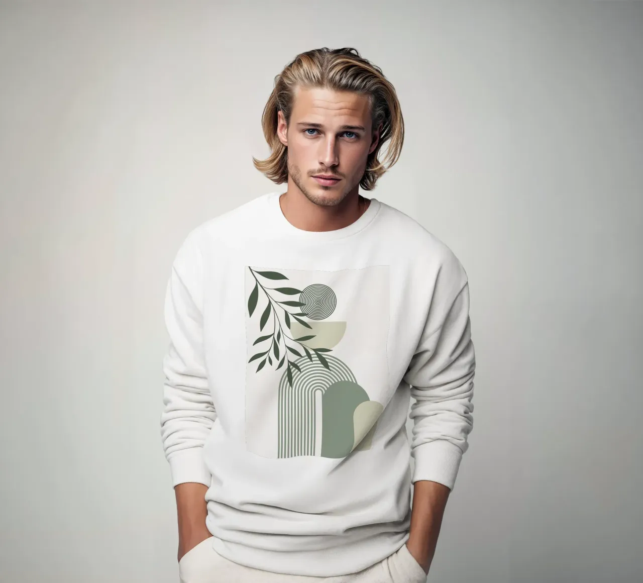 Nature minimalist sweatshirt by LisaArtes