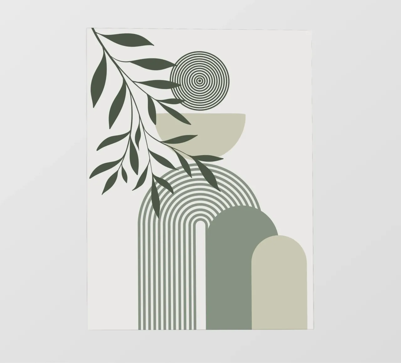 Nature minimalist telo in pvc da LisaArtes