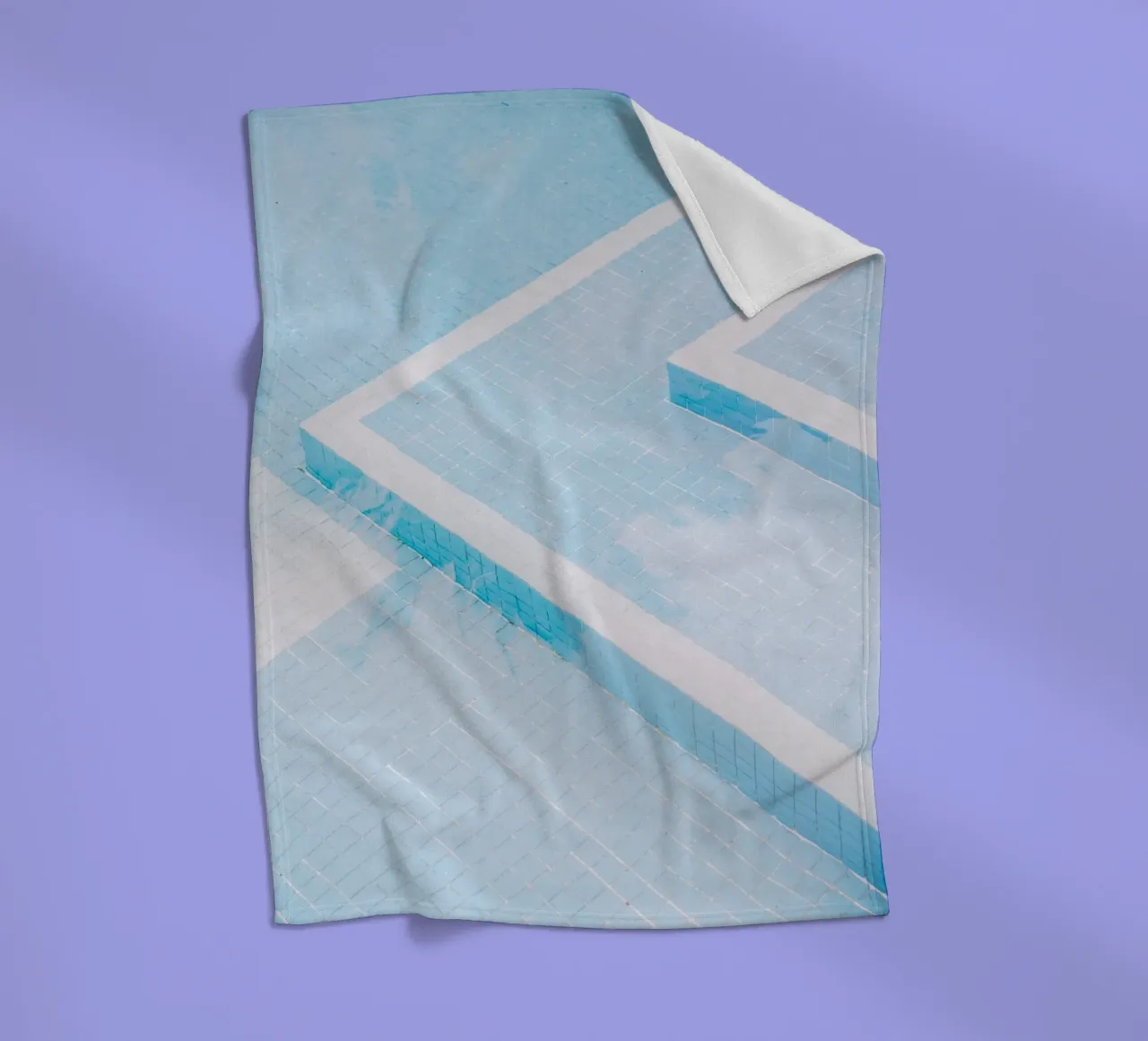 Blue Pool fleecedeken van patiphotography