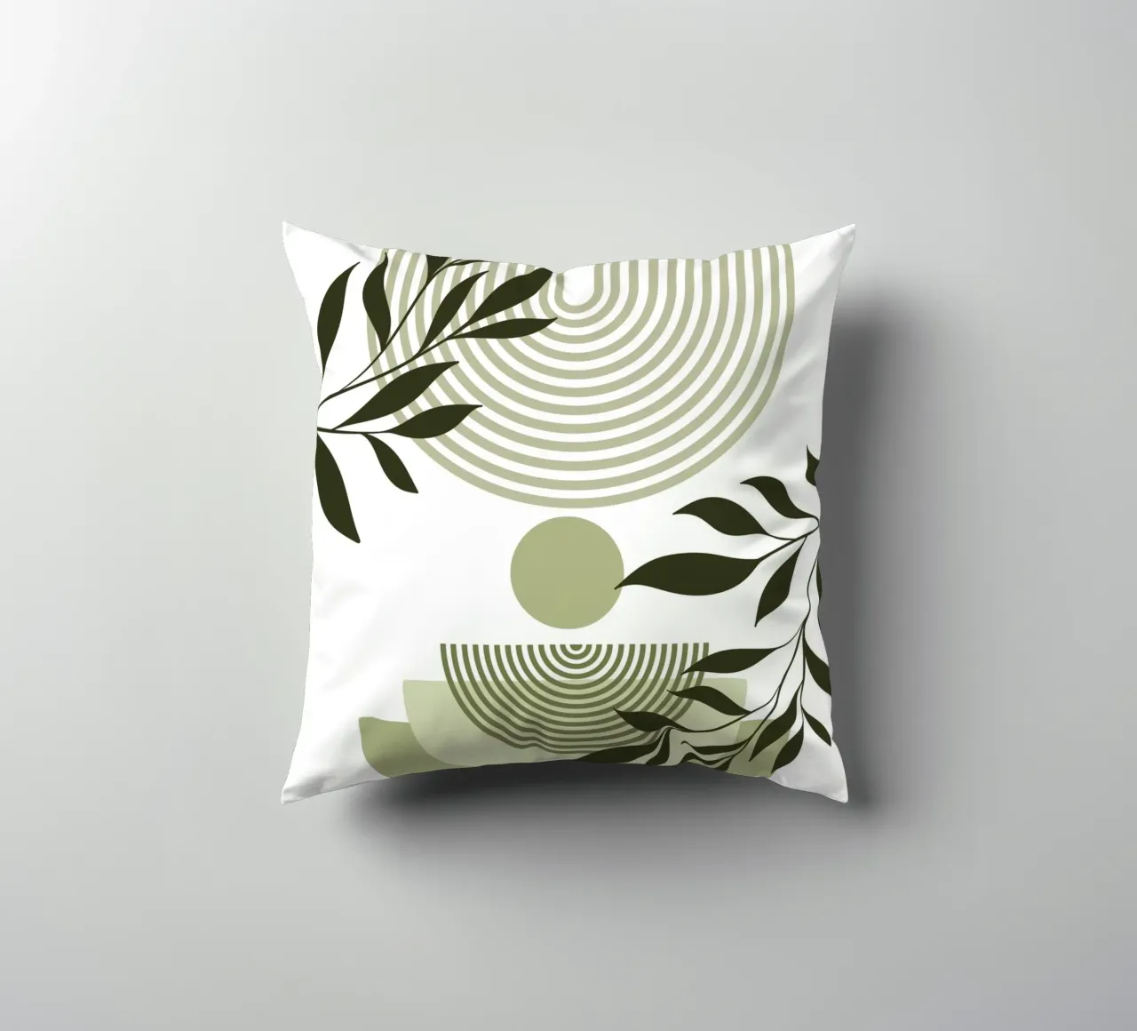 Geometric and natural elements cuscino da LisaArtes