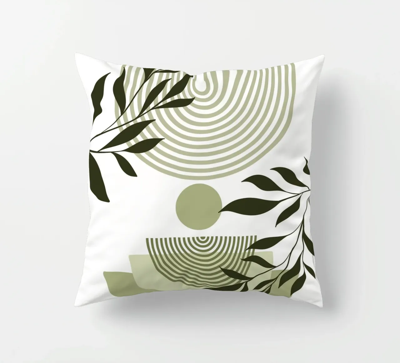 Geometric and natural elements cuscino da LisaArtes