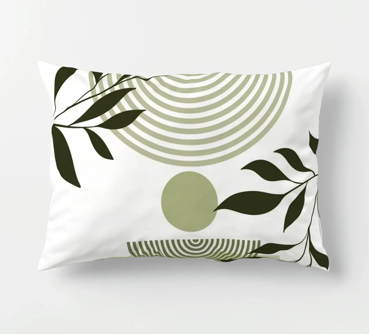 Geometric and natural elements cuscino da LisaArtes