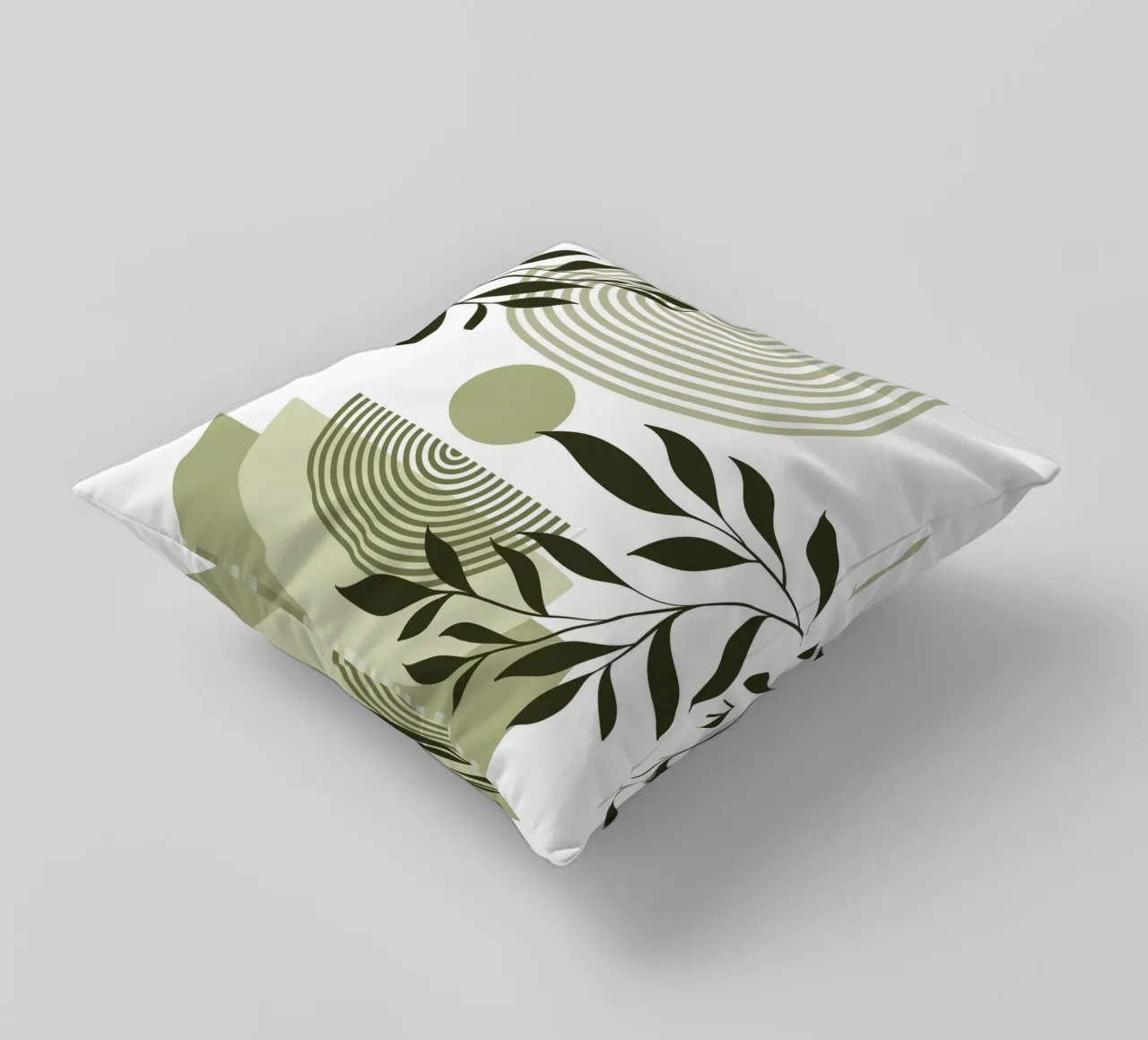 Geometric and natural elements cuscino da LisaArtes