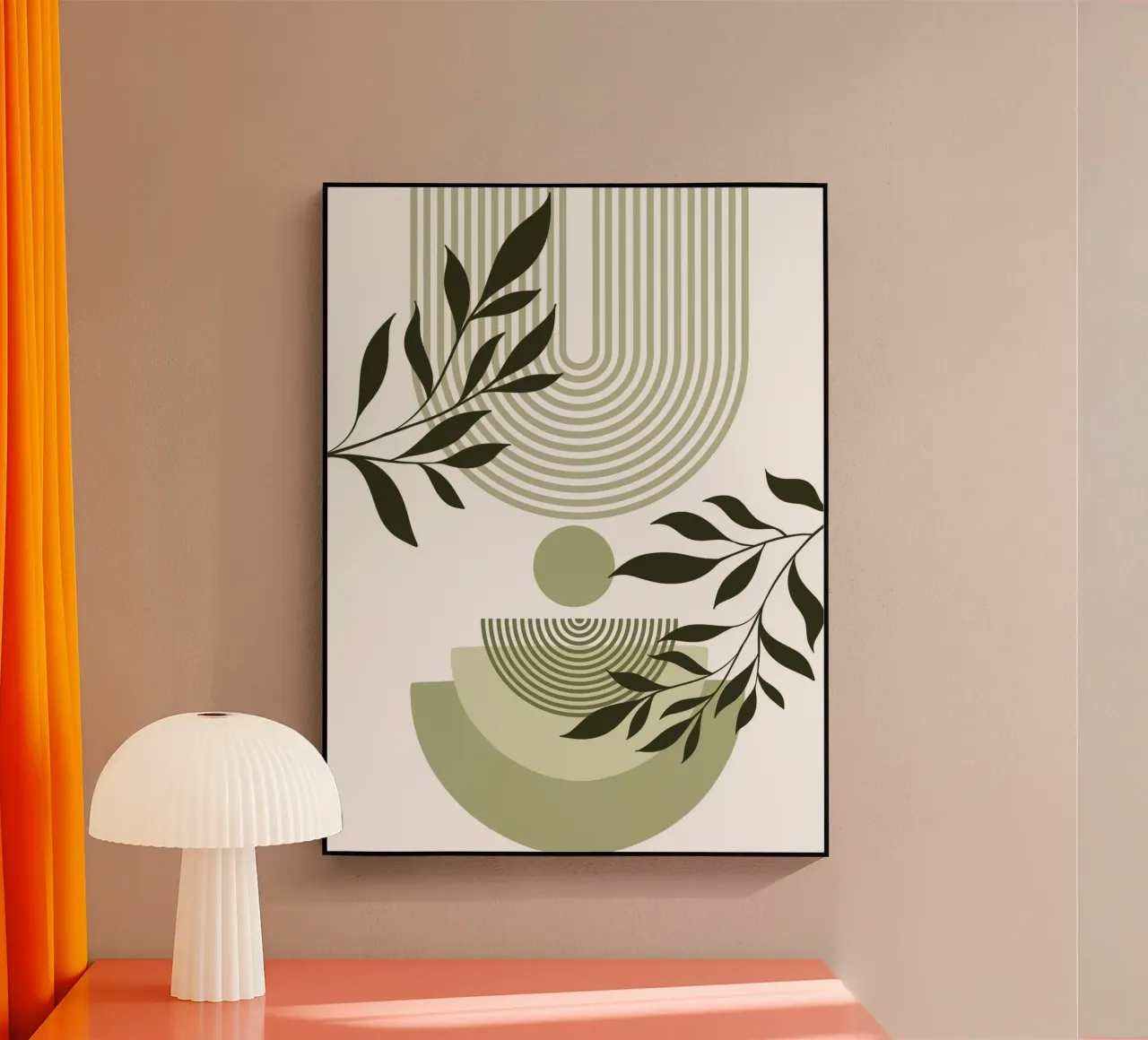 Geometric and natural elements plexiglass da LisaArtes