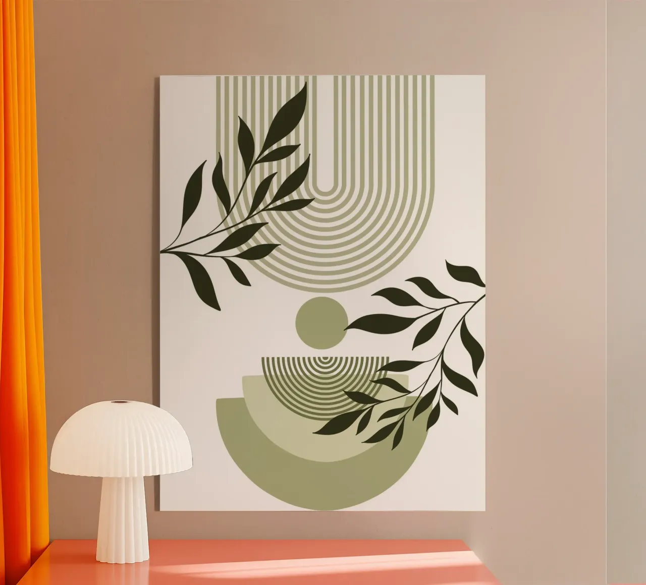 Geometric and natural elements plexiglass da LisaArtes