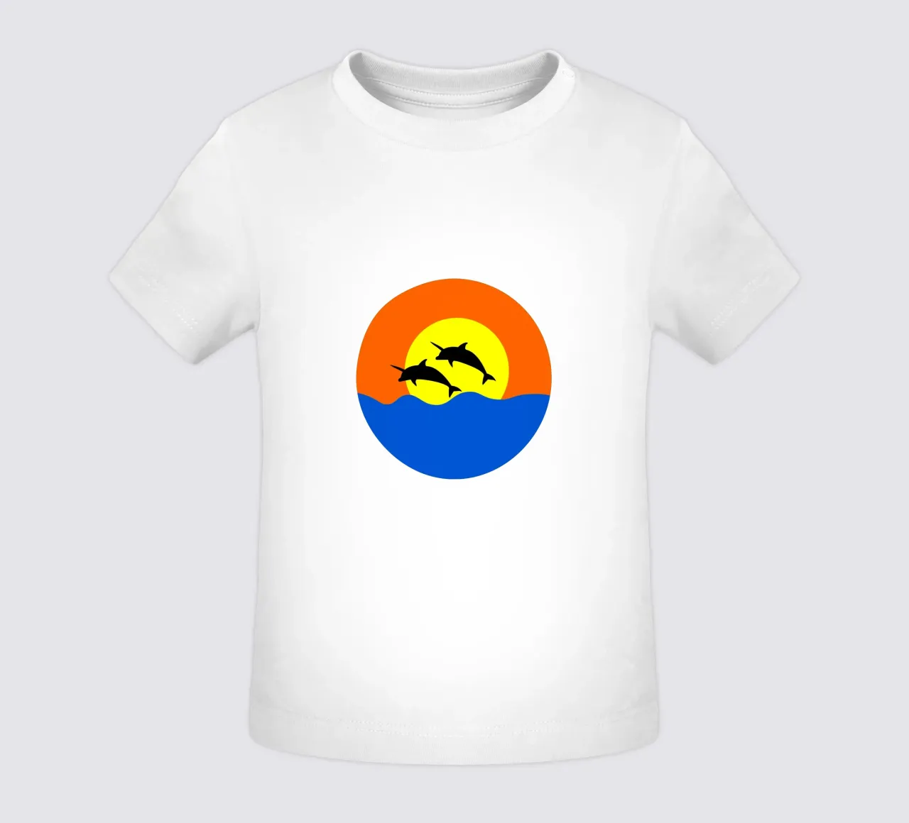 Dolphinicorns maglietta neonato da happieeagle