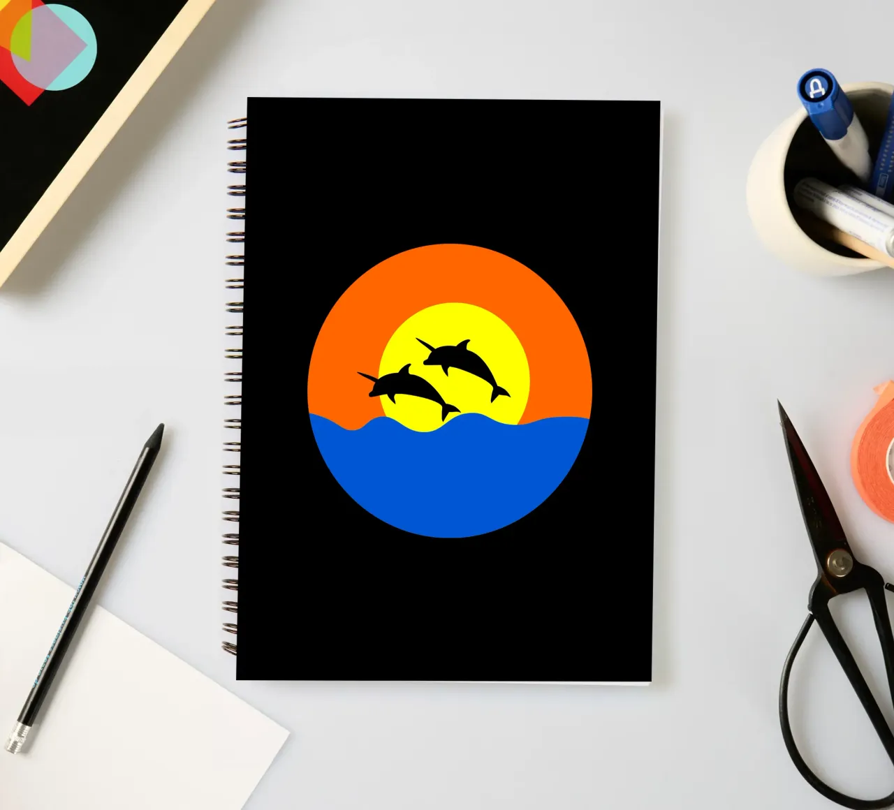 Dolphinicorns spiral notebook by happieeagle