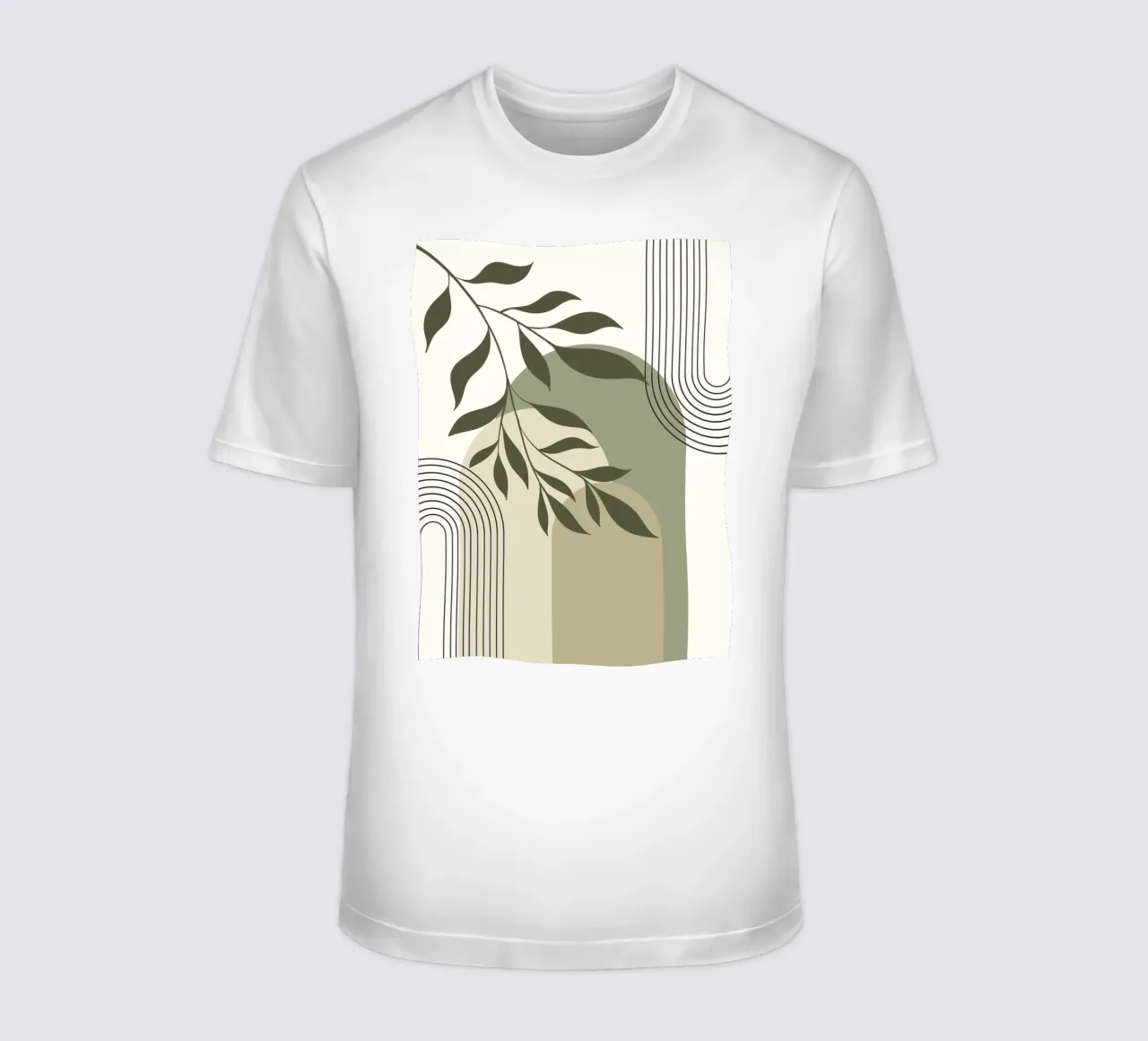 Harmonious blend of nature and abstract design. t-shirt da LisaArtes