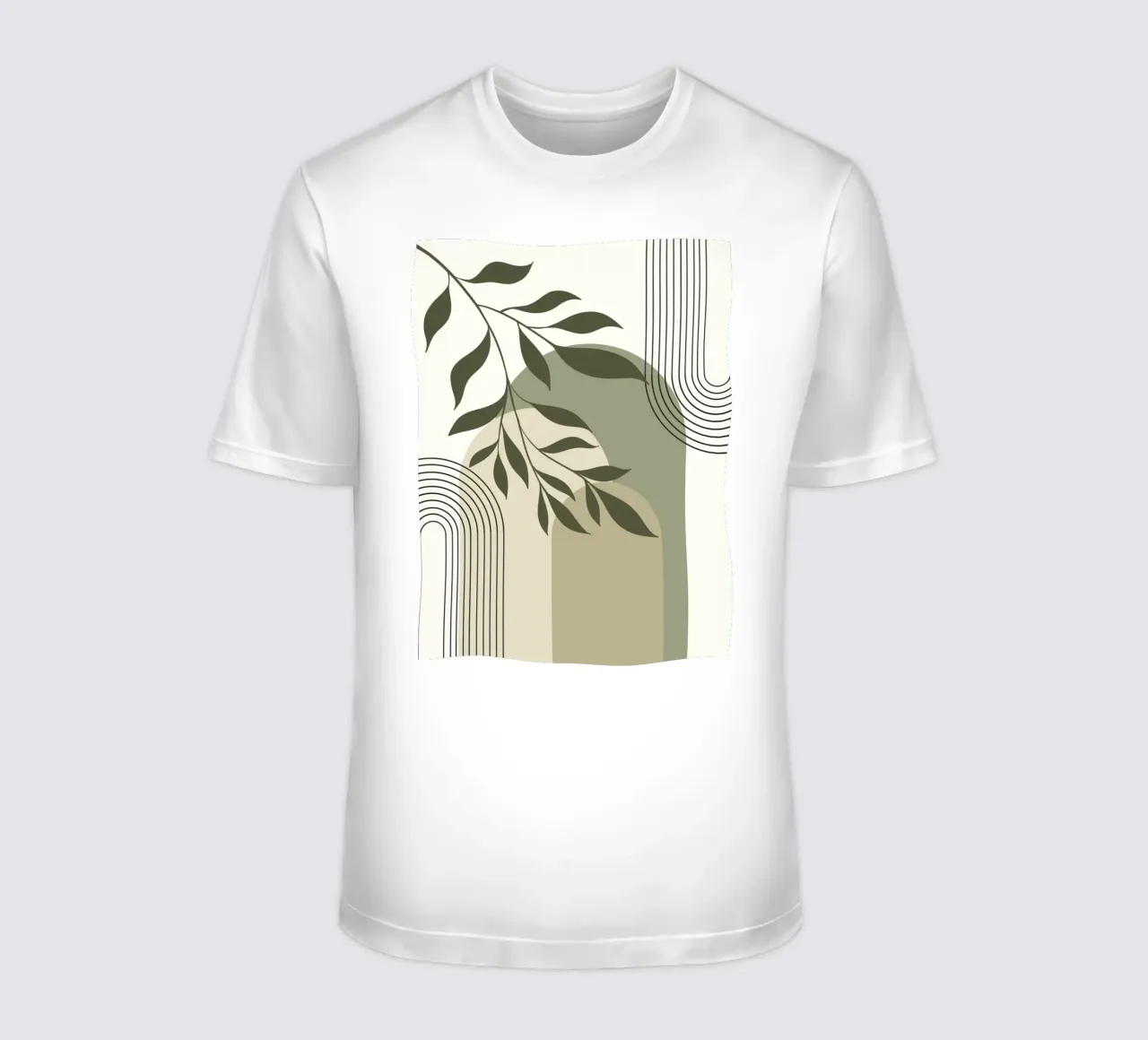 Harmonious blend of nature and abstract design. t-shirt de LisaArtes
