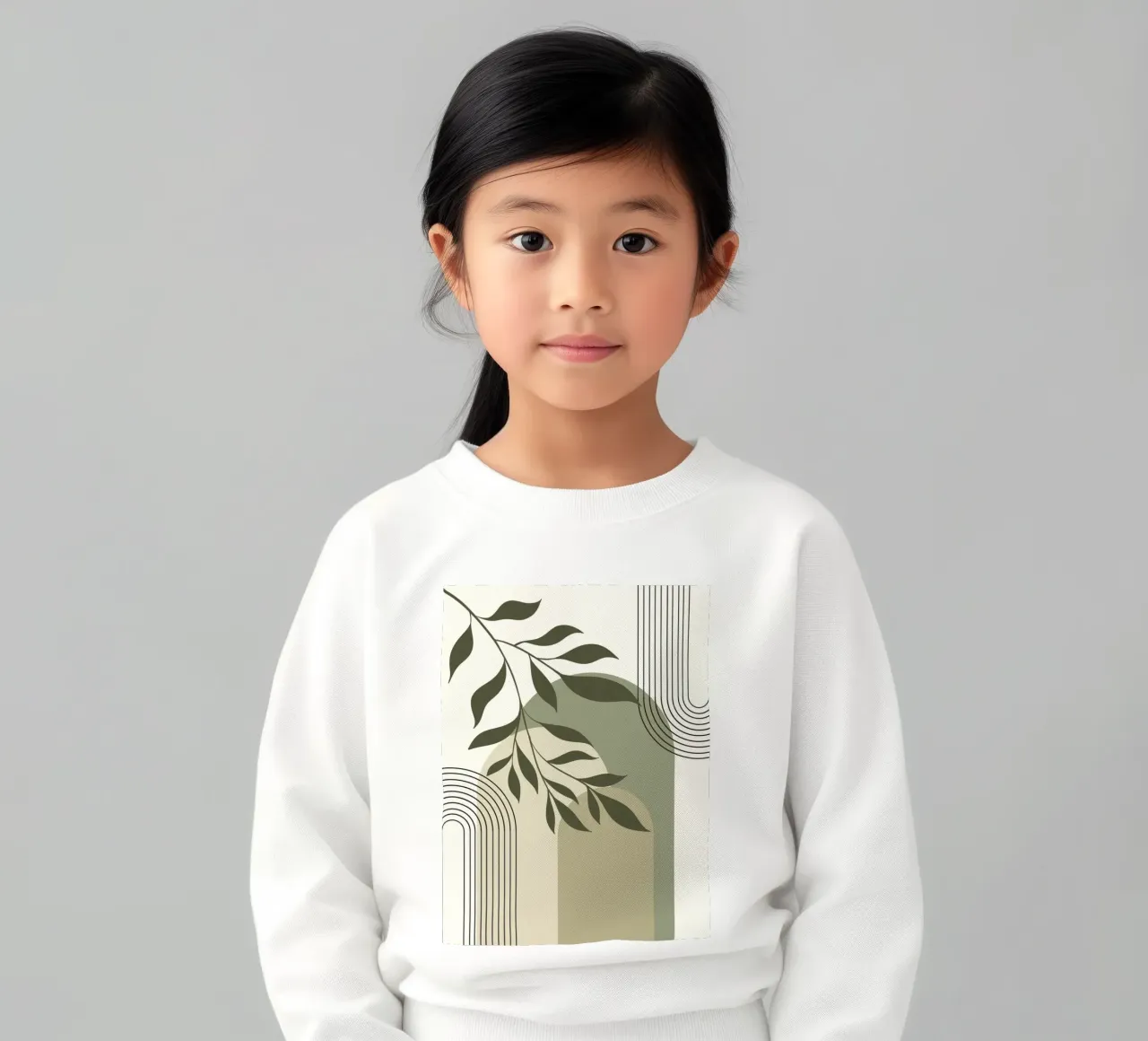 Harmonious blend of nature and abstract design. Kinder Sweatshirt von LisaArtes