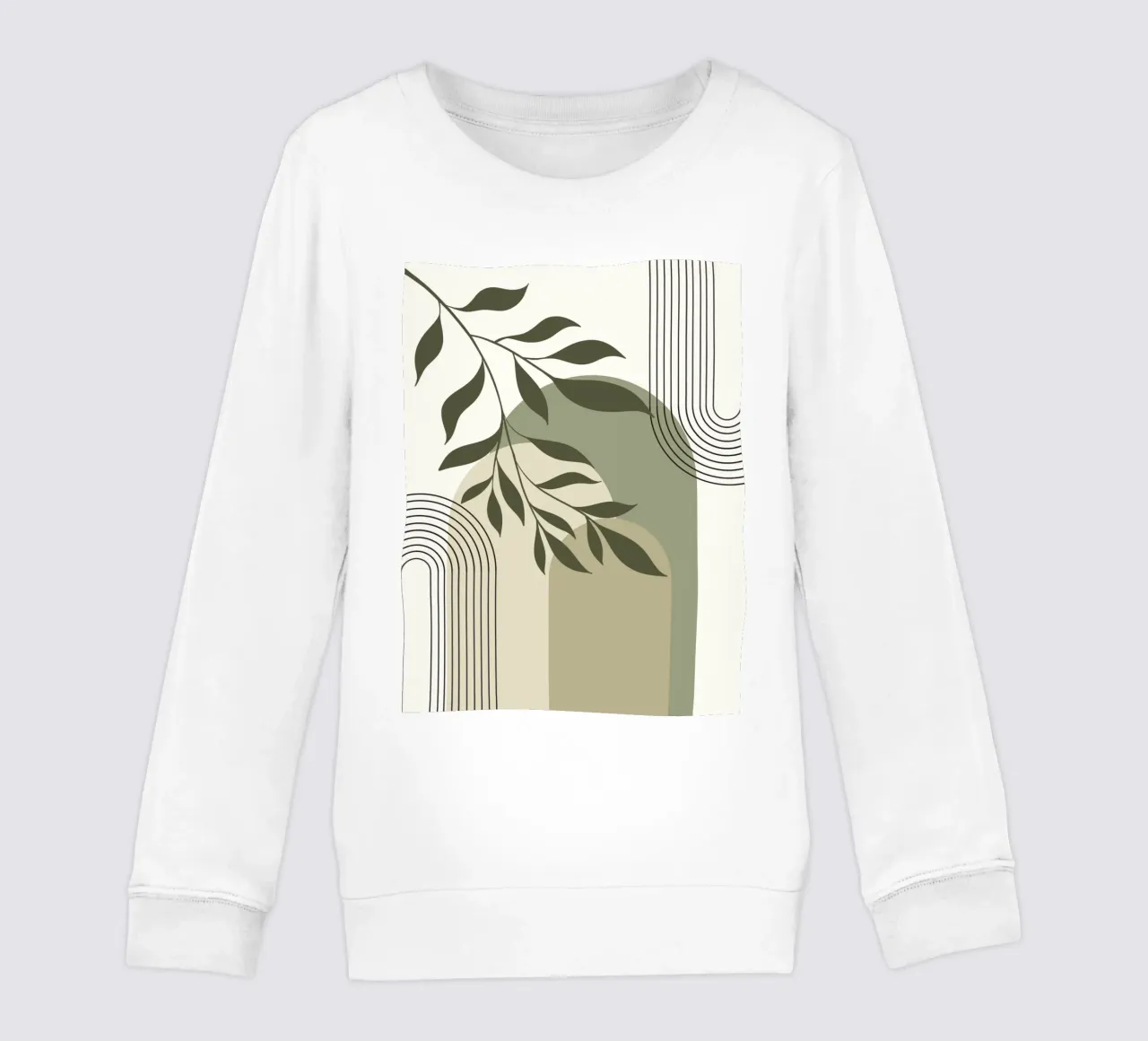 Harmonious blend of nature and abstract design. Kinder Sweatshirt von LisaArtes