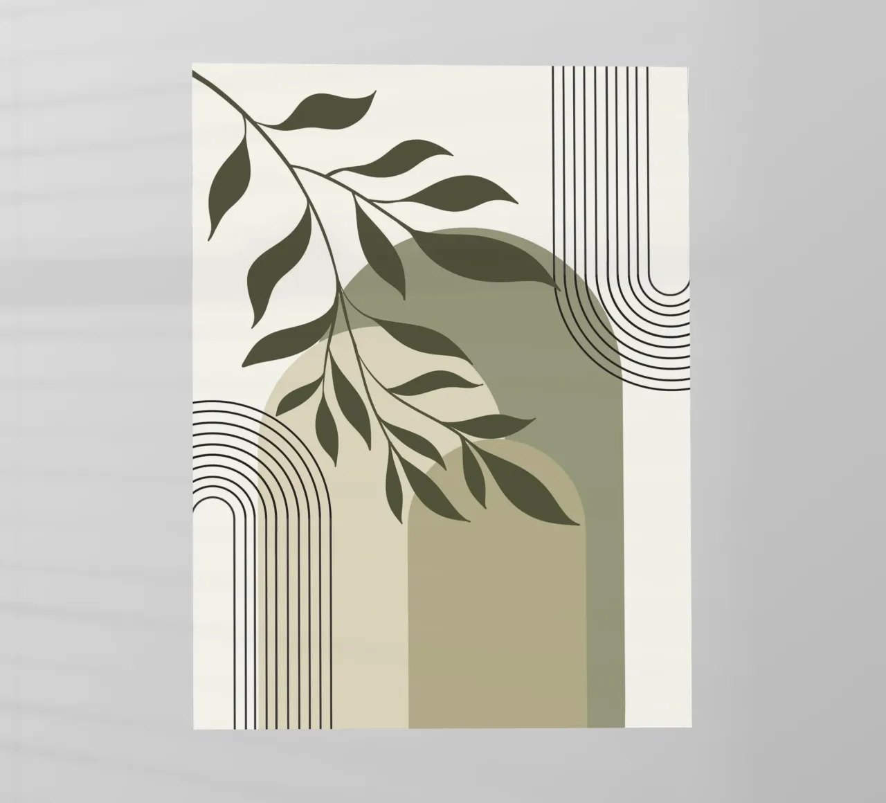 Harmonious blend of nature and abstract design. pellicola backlit da LisaArtes