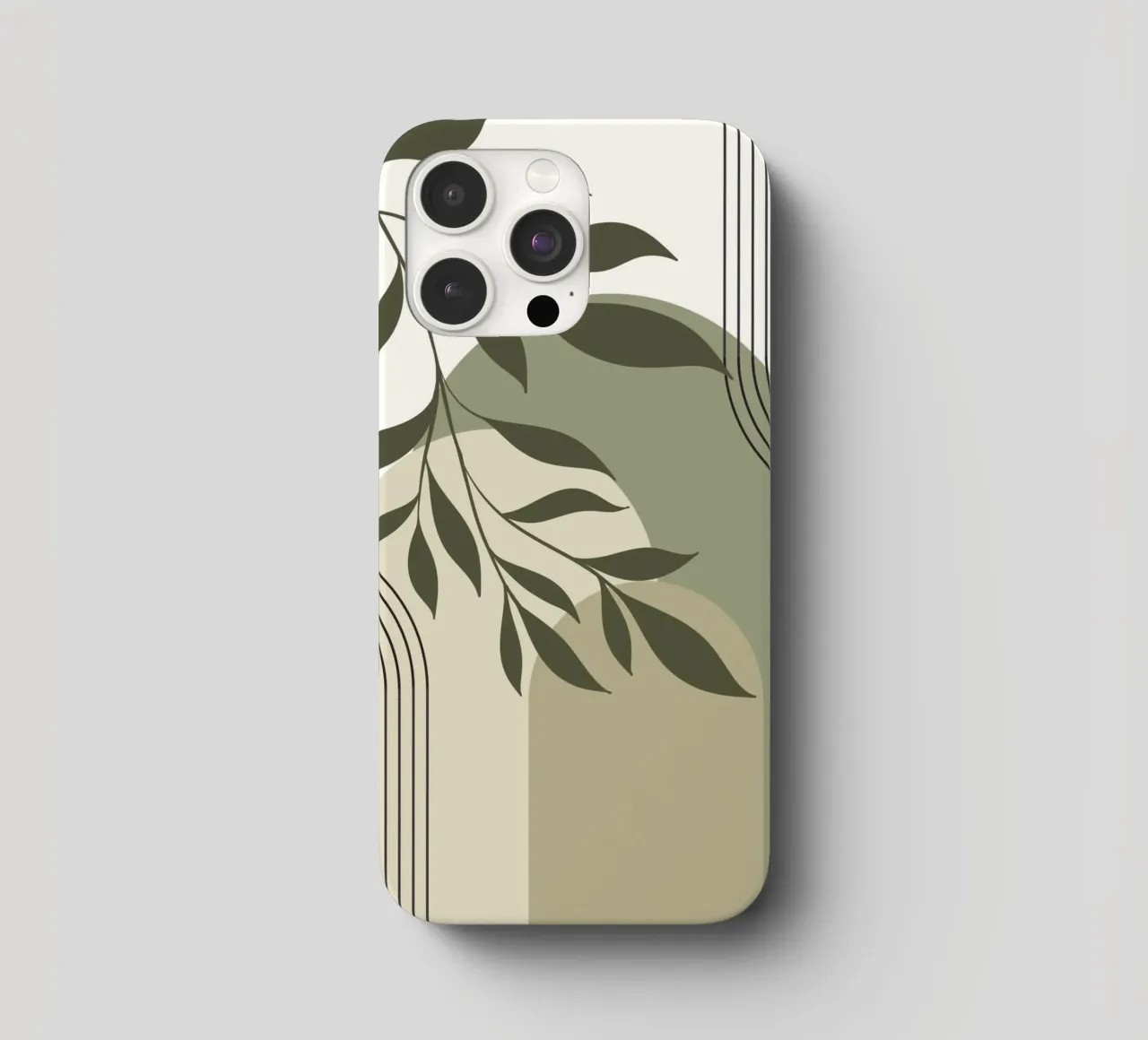 Harmonious blend of nature and abstract design. cover iphone da LisaArtes