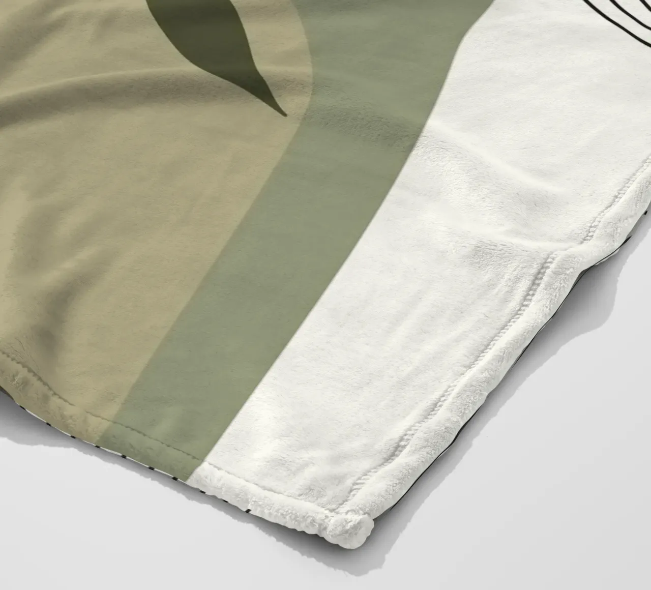 Harmonious blend of nature and abstract design. coperta in pile da LisaArtes