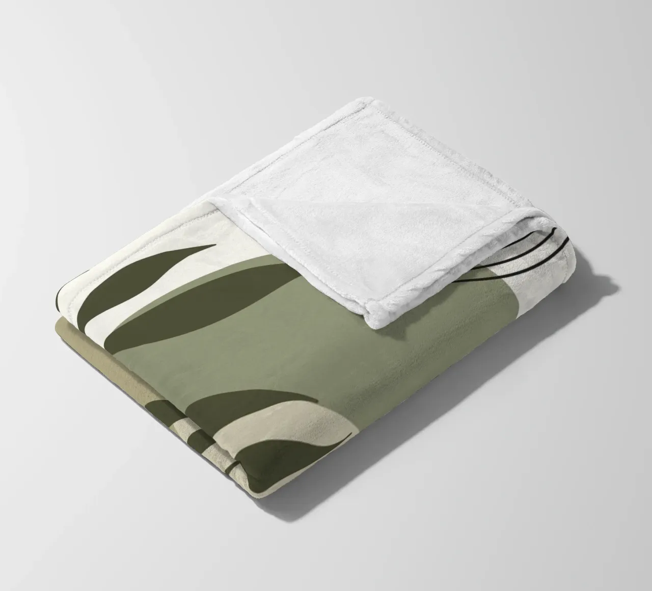 Harmonious blend of nature and abstract design. coperta in pile da LisaArtes